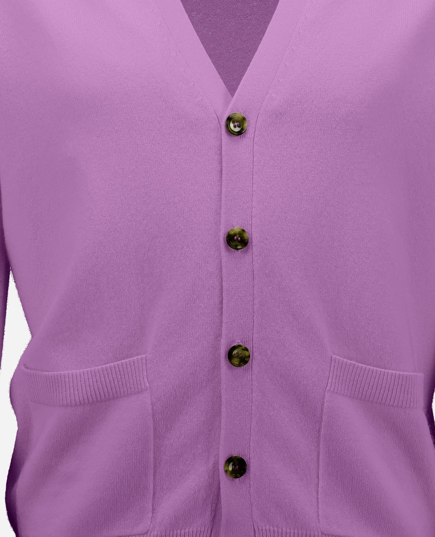 262-30022-70_4 - Allude - 100% Cashmere Active Cashmere Herren Langarm Lila SAPG::262-30022 Spring/Summer 2026 Strickjacke V-Ausschnitt