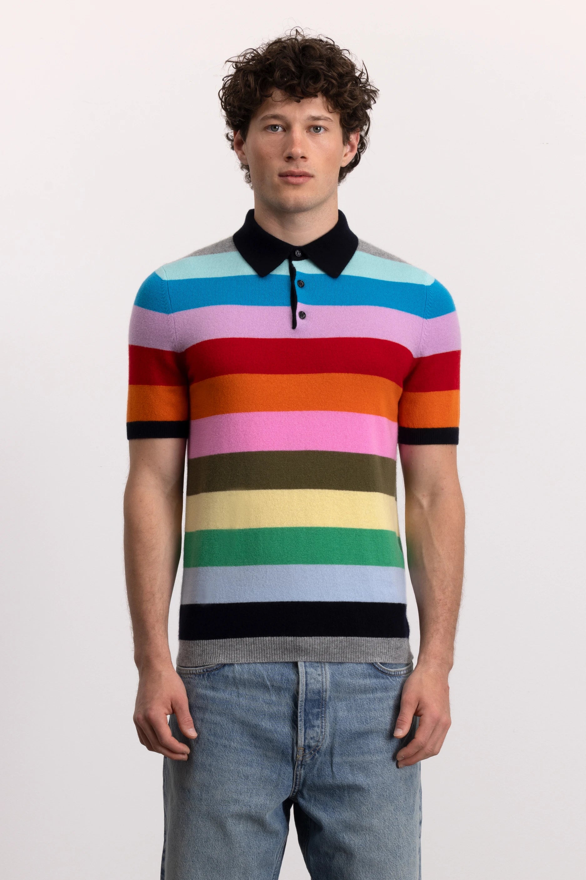 262-30051-Ori_5 - Allude - 1/4 Arm 100% Cashmere Accessoires Active Cashmere Herren NEW Polo Pullover SAPG::262-30051 Sonstige Spring/Summer 2026