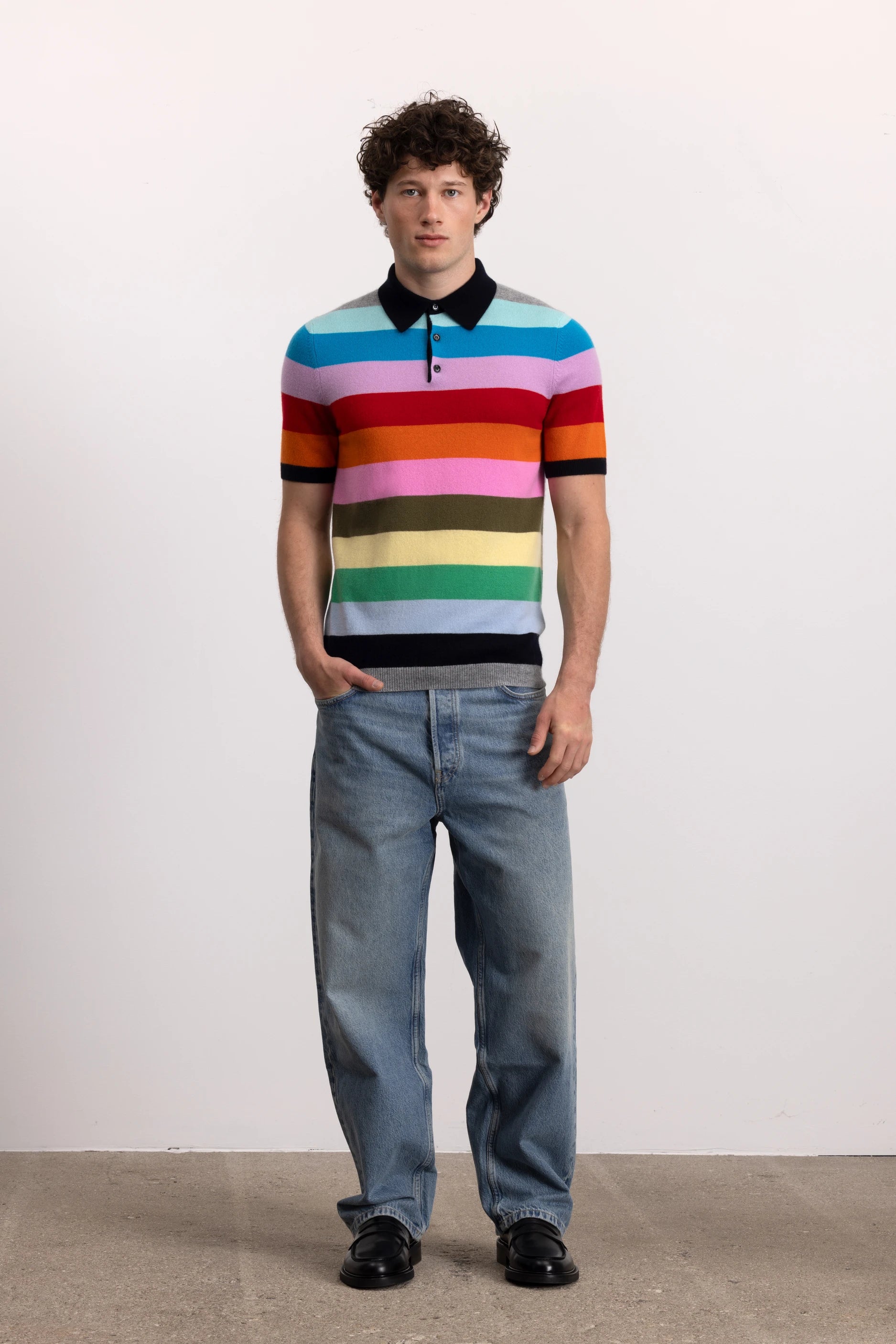 262-30051-Ori_6 - Allude - 1/4 Arm 100% Cashmere Accessoires Active Cashmere Herren NEW Polo Pullover SAPG::262-30051 Sonstige Spring/Summer 2026