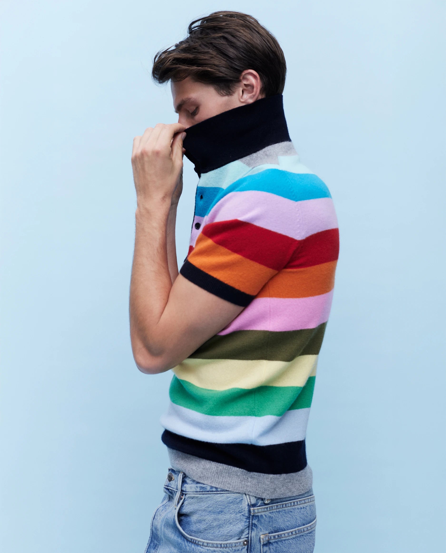 262-30051-og_5173 - Allude - 1/4 Arm 100% Cashmere Accessoires Active Cashmere Herren NEW Polo Pullover SAPG::262-30051 Sonstige Spring/Summer 2026