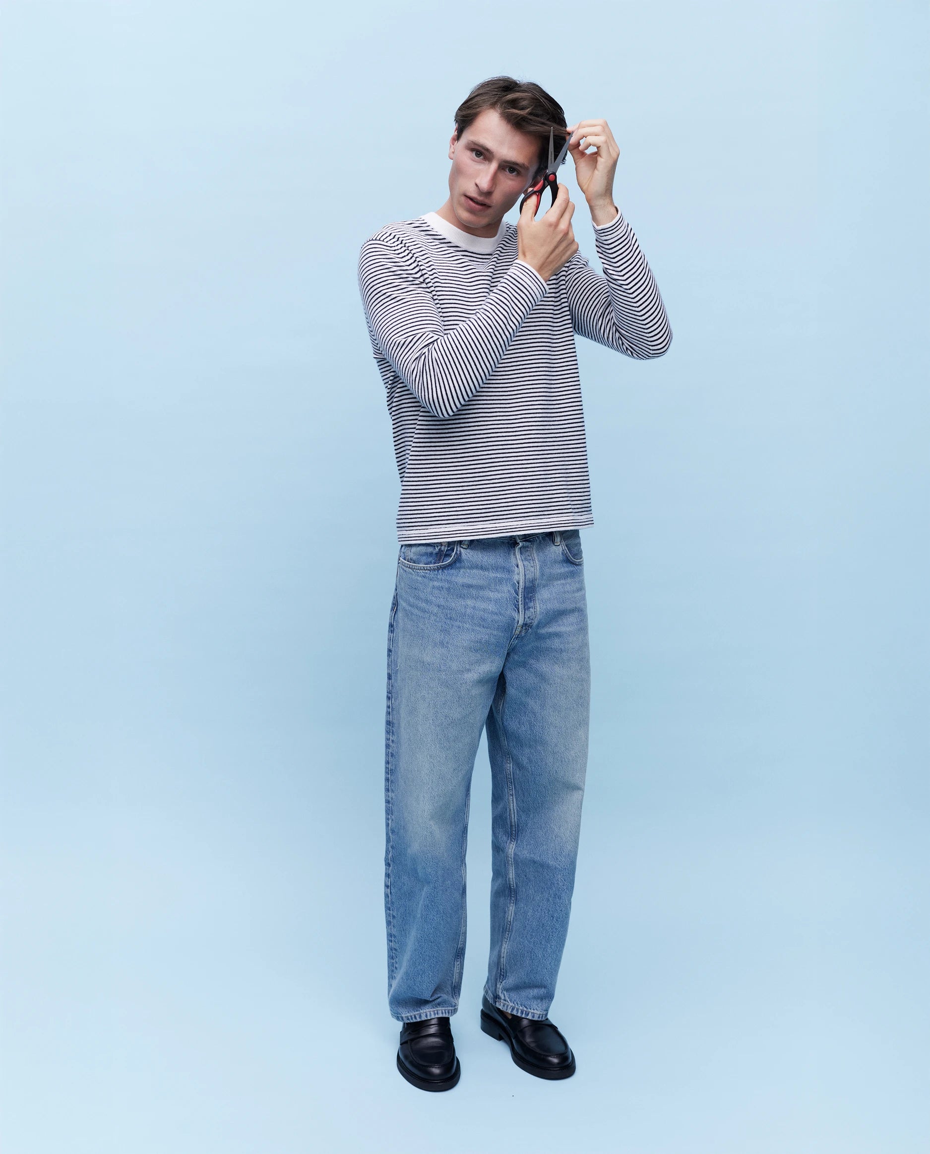 262-35022-4014_1003 - Allude - 30% Cashmere 70% Baumwolle Active Baumwolle Herren Langarm NEW Pullover Rundhals SAPG::262-35022 Spring/Summer 2026 Weiß