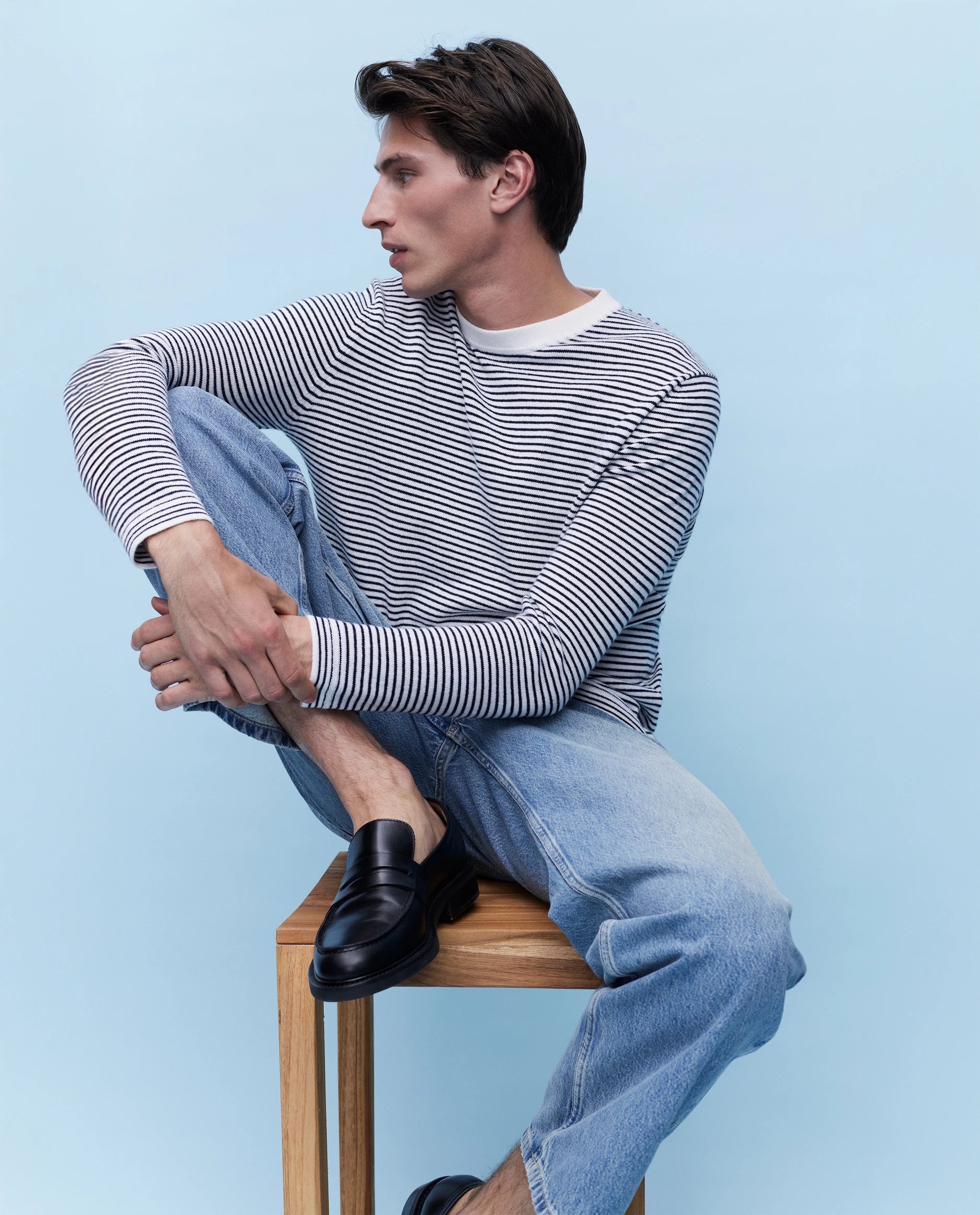 262-35022-4014_1045 - Allude - 30% Cashmere 70% Baumwolle Active Baumwolle Herren Langarm NEW Pullover Rundhals SAPG::262-35022 Spring/Summer 2026 Weiß