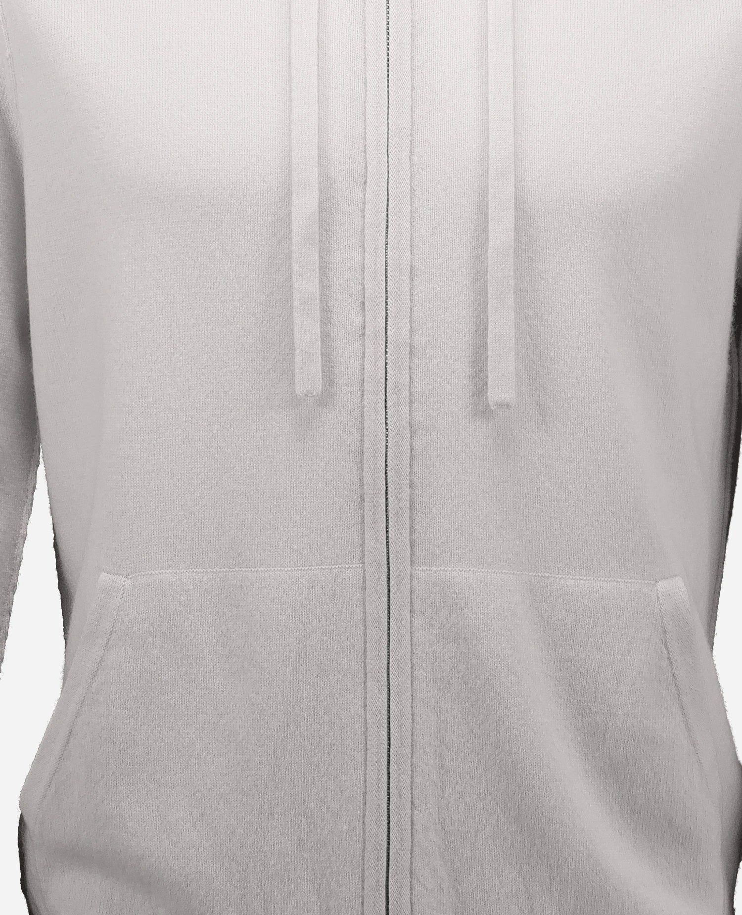 262-37010-80_4 - Allude - 30% Cashmere 70% Wolle Grau Herren Kapuze Langarm SAPG::262-37010 Spring/Summer 2026 Strickjacke Wolle