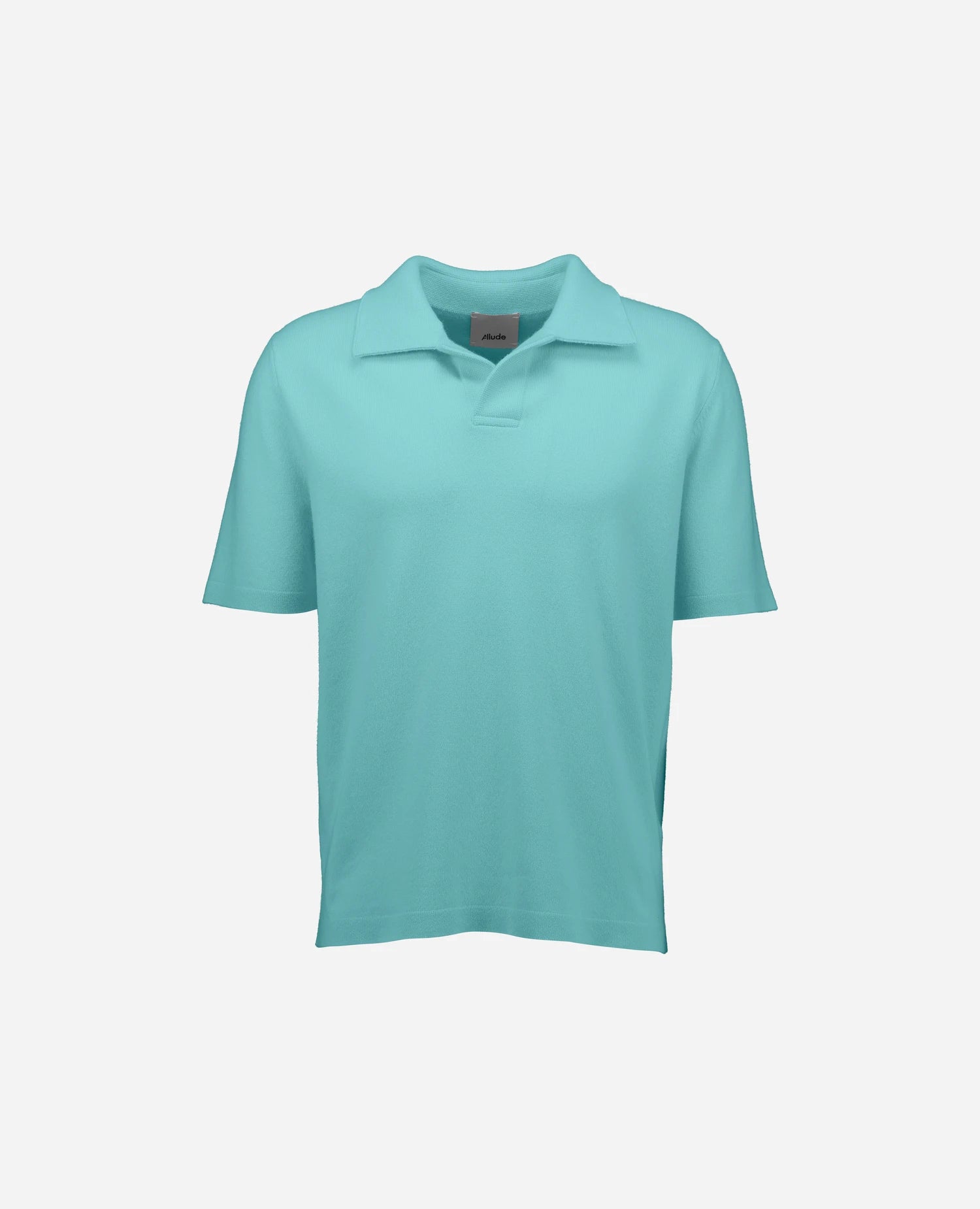 262-37014-31_1 - Allude - 30% Cashmere 70% Wolle Active Grün Halbarm Herren NEW Polo Pullover SAPG::262-37014 Spring/Summer 2026 Wolle