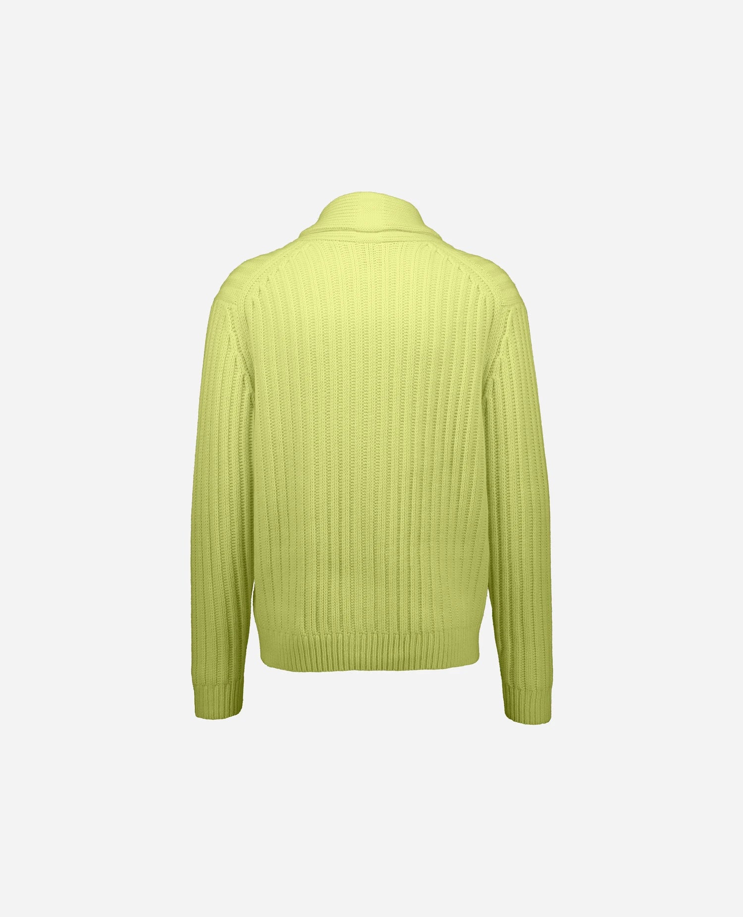 262-37030-20_2 - Allude - 30% Cashmere 70% Wolle Active Gelb Herren Langarm NEW SAPG::262-37030 Schalkragen Spring/Summer 2026 Strickjacke Wolle