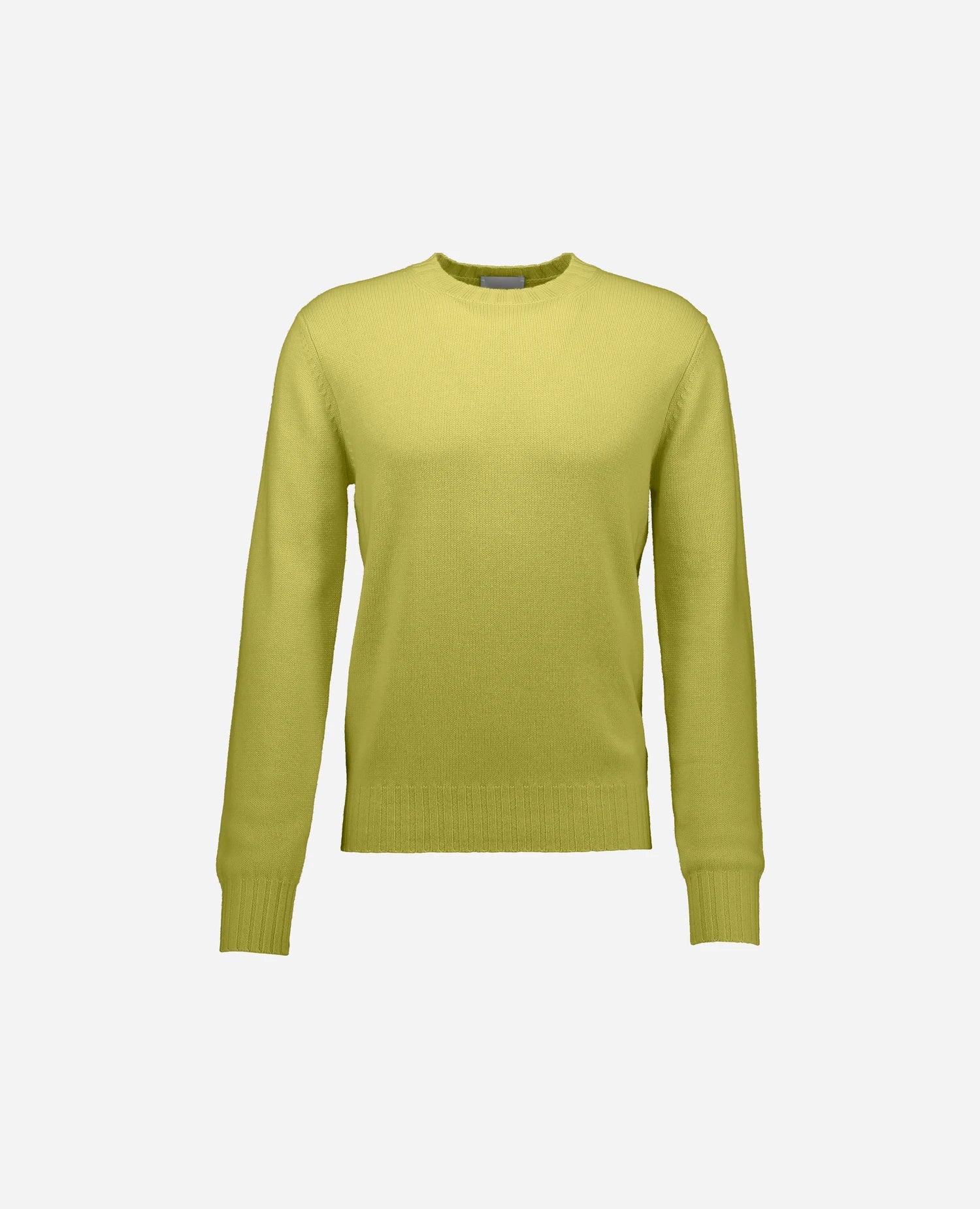262-37060-21_1 - Allude - 30% Cashmere 70% Wolle Active Gelb Herren Langarm NEW Rundhals SAPG::262-37060 Spring/Summer 2026 Strickjacke Wolle