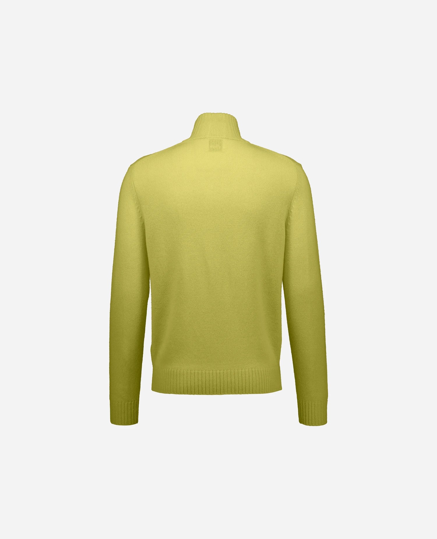 262-37062-21_2 - Allude - 30% Cashmere 70% Wolle Active Gelb Herren Langarm NEW SAPG::262-37062 Spring/Summer 2026 Stehkragen Strickjacke Wolle