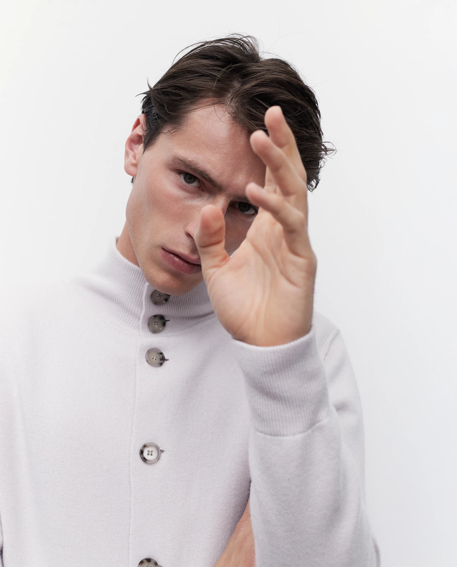 262-37612-80_3112_c4b7e7e4-4083-4fb9-8bb7-abd1d92770f2 - Allude - 30% Cashmere 70% Wolle Active Grau Herren Jacket Langarm SAPG::262-37612 Spring/Summer 2026 Wolle