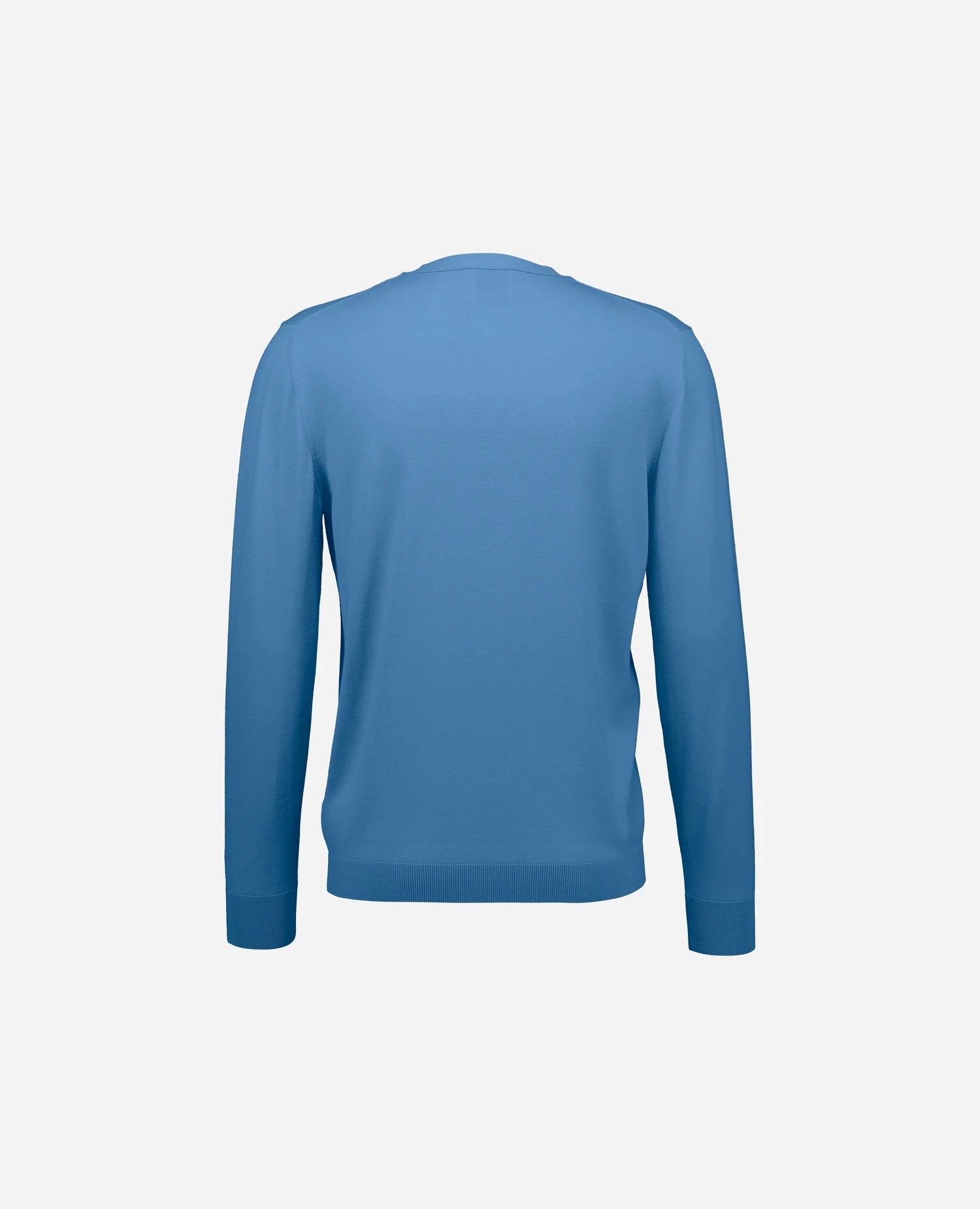 262-69402-416_2 - Allude - 100% Wolle (Merino) Active Blau Herren Langarm NEW SAPG::262-69402 Spring/Summer 2026 Strickjacke V-Ausschnitt Wolle
