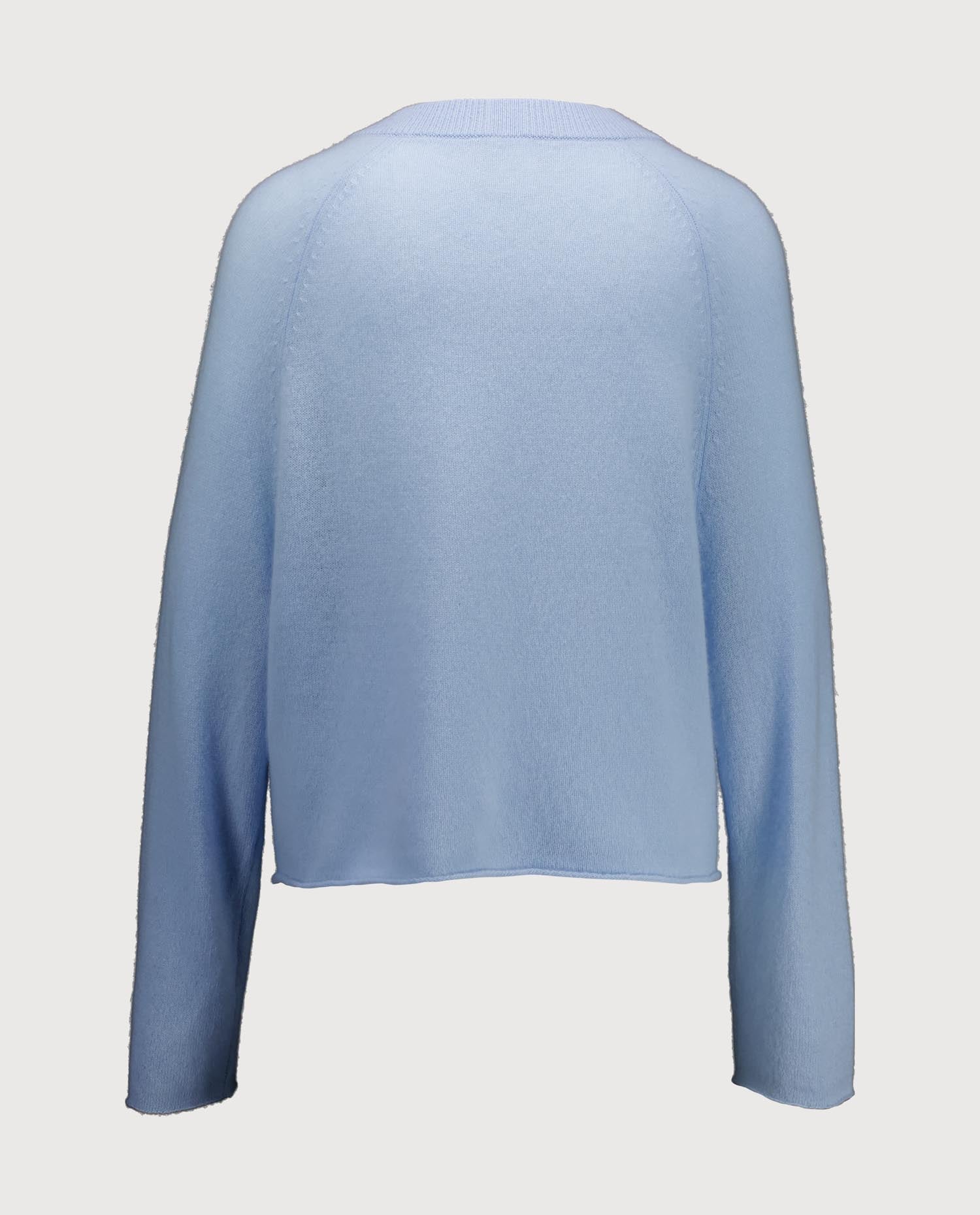 263-20000-11_2 - Allude - 100% Cashmere Active Blau Capsule Summer 2026 Cashmere Damen Langarm NEW Pullover SAPG::263-20000 Spring/Summer 2026 V-Ausschnitt