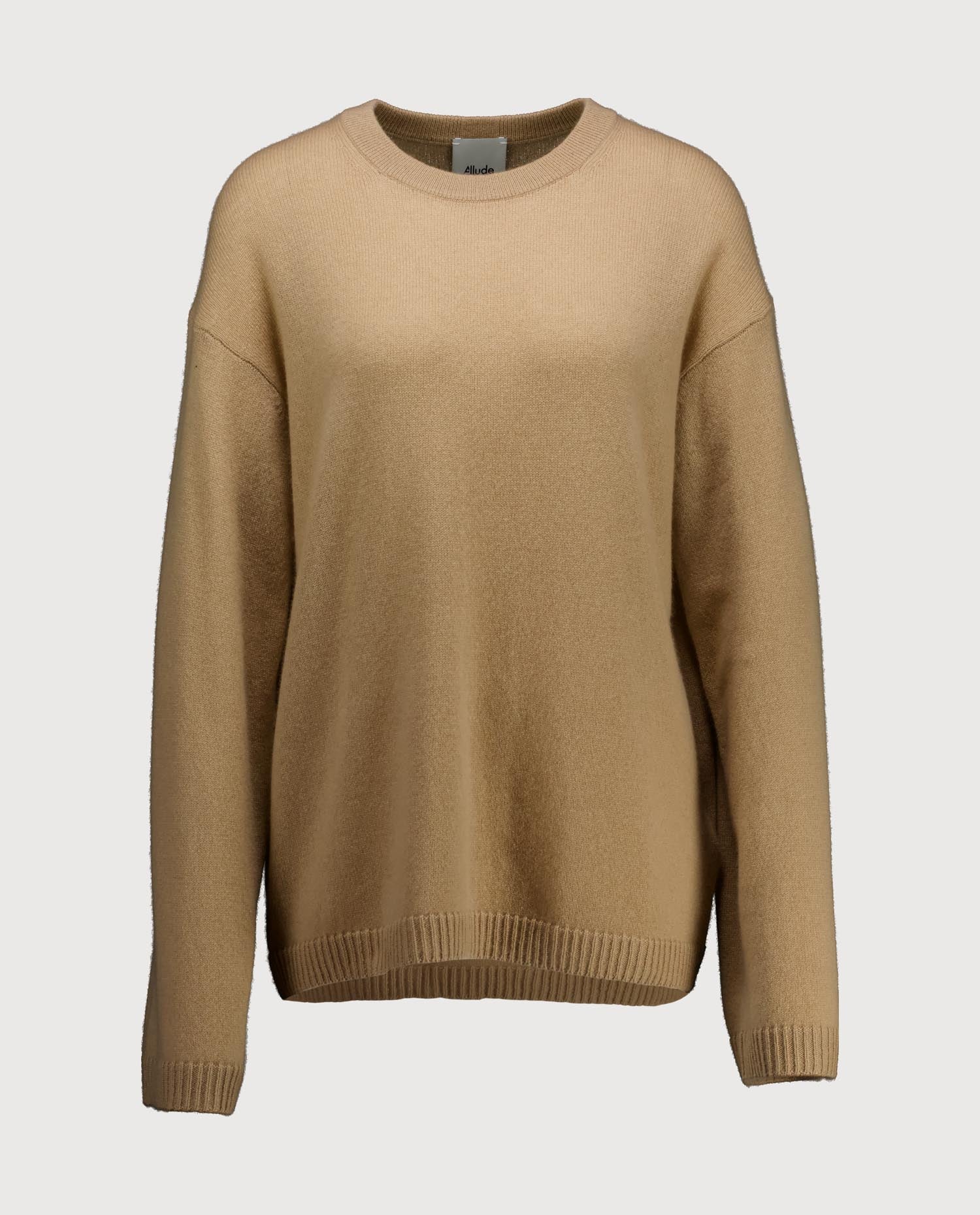 263-20001-43_1 - Allude - 100% Cashmere Active Beige Capsule Summer 2026 Cashmere Damen Langarm NEW Pullover Rundhals SAPG::263-20001 Spring/Summer 2026