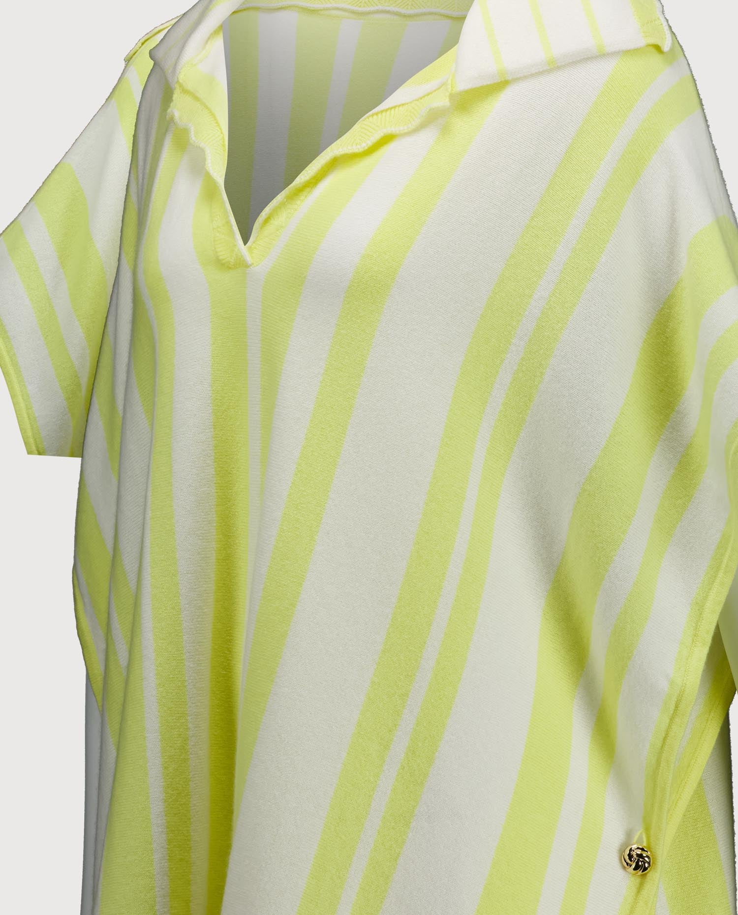 263-20010-2040_3 - Allude - 100% Cashmere Active Capsule Summer 2026 Cashmere Damen Gelb Halbarm NEW Poncho SAPG::263-20010 Spring/Summer 2026