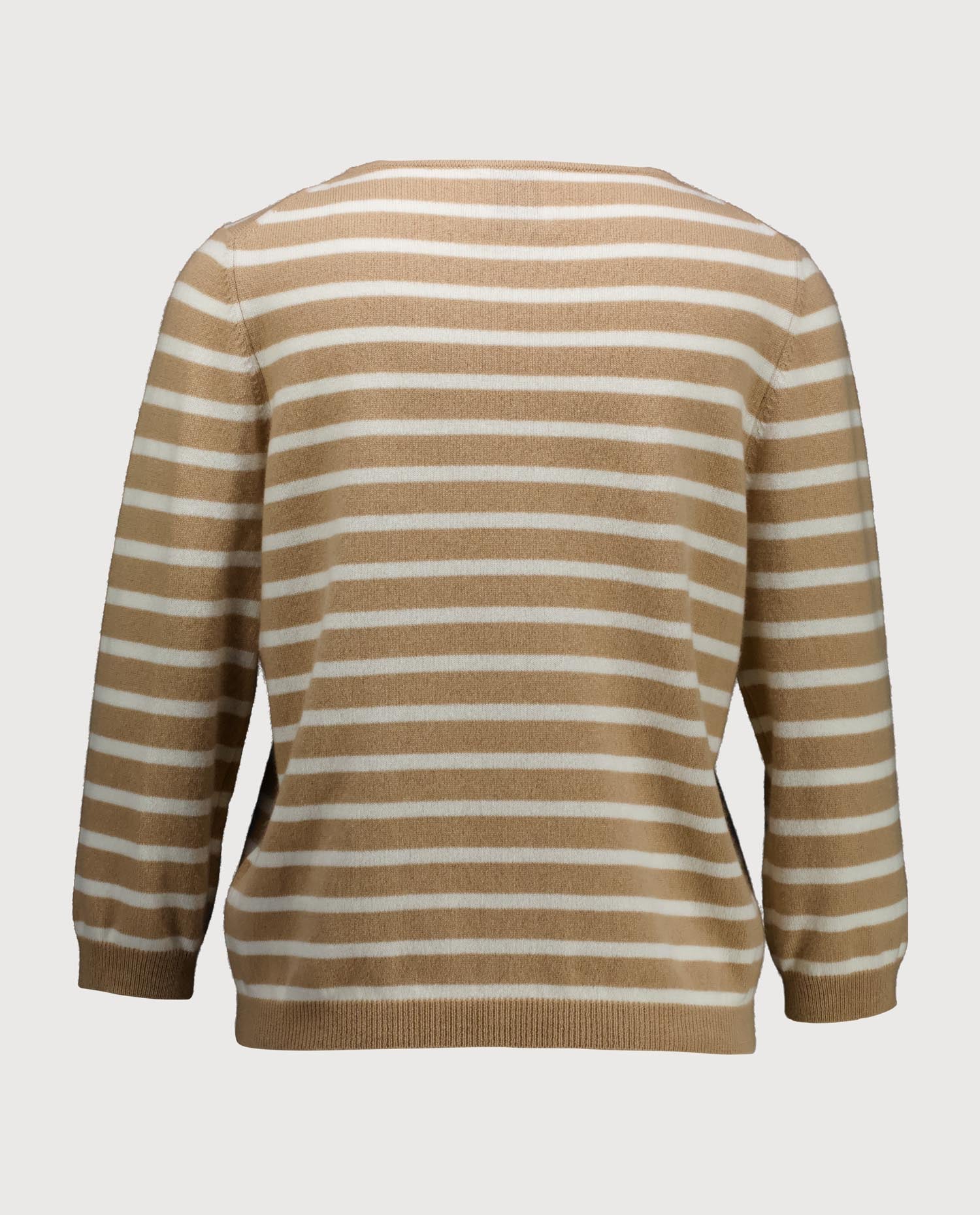 263-20012-4340_2 - Allude - 100% Cashmere 3/4 Arm Active Beige Capsule Summer 2026 Cashmere Damen NEW Rundhals SAPG::263-20012 Spring/Summer 2026 Strickjacke