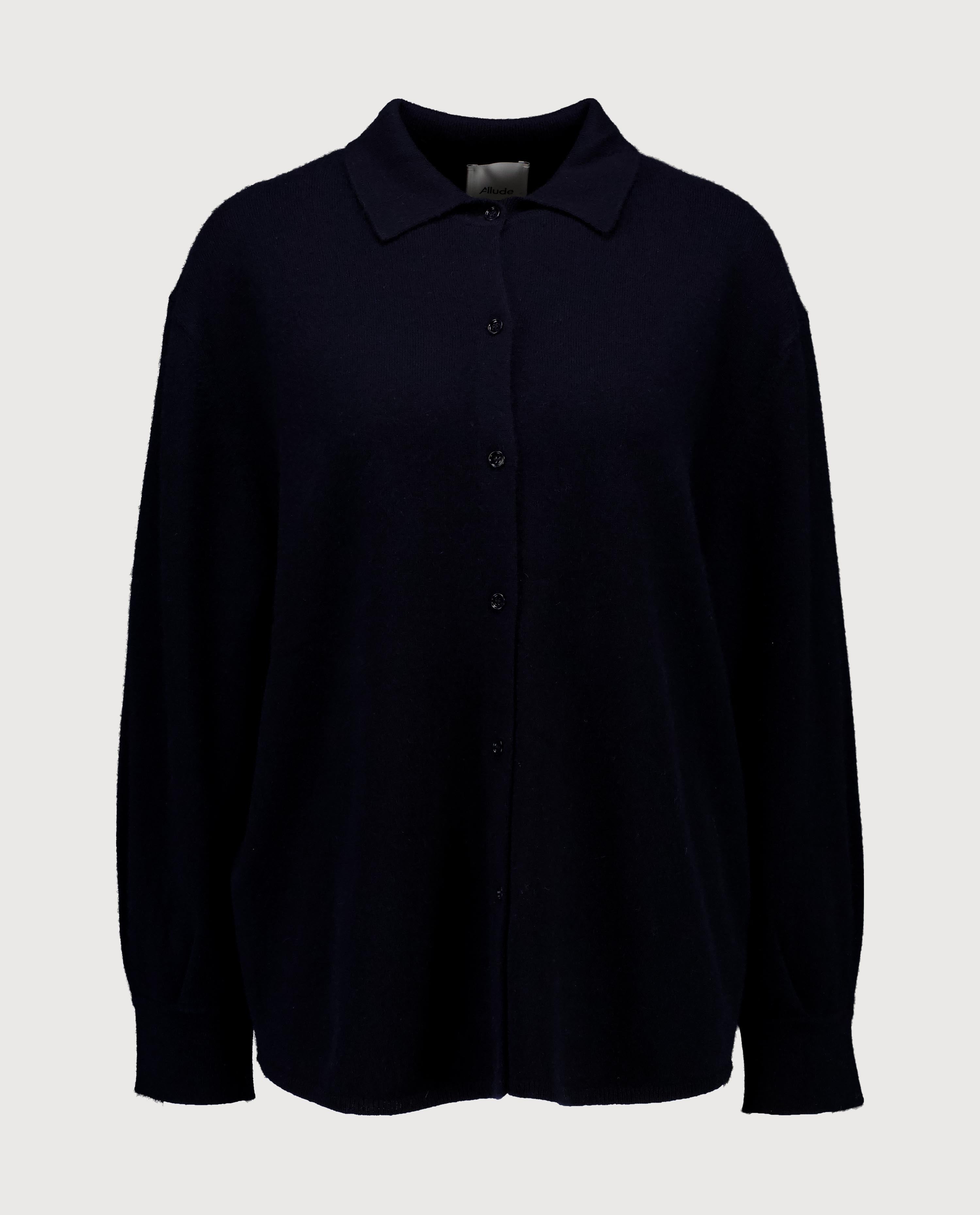 263-20024-14_1 - Allude - 100% Cashmere Active Capsule Summer 2026 Cashmere Damen Langarm Navy NEW Pullover SAPG::263-20024 Spring/Summer 2026