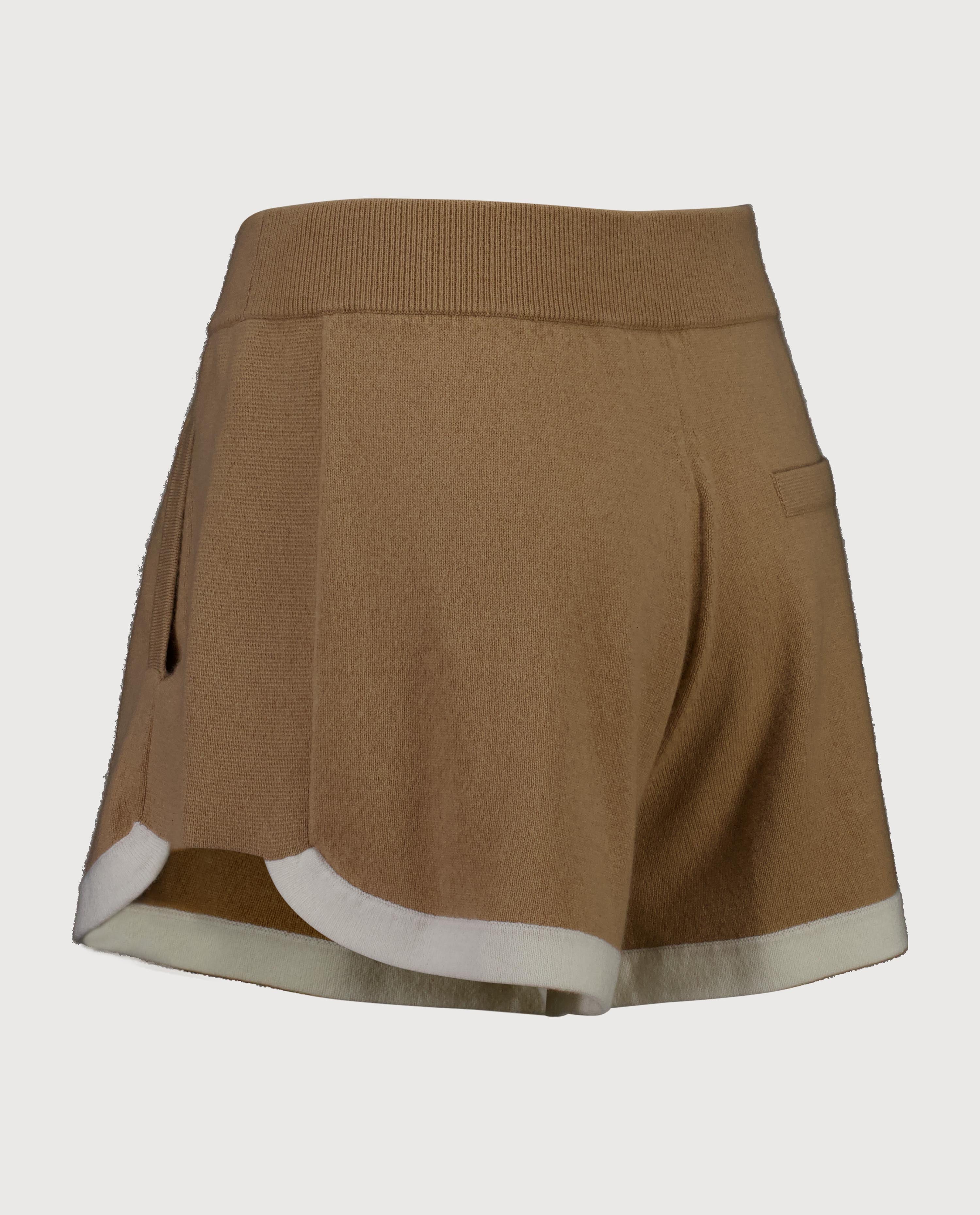 263-20034-4340_3 - Allude - 100% Cashmere Active Beige Capsule Summer 2026 Cashmere Damen kurze Hose NEW SAPG::263-20034 Spring/Summer 2026