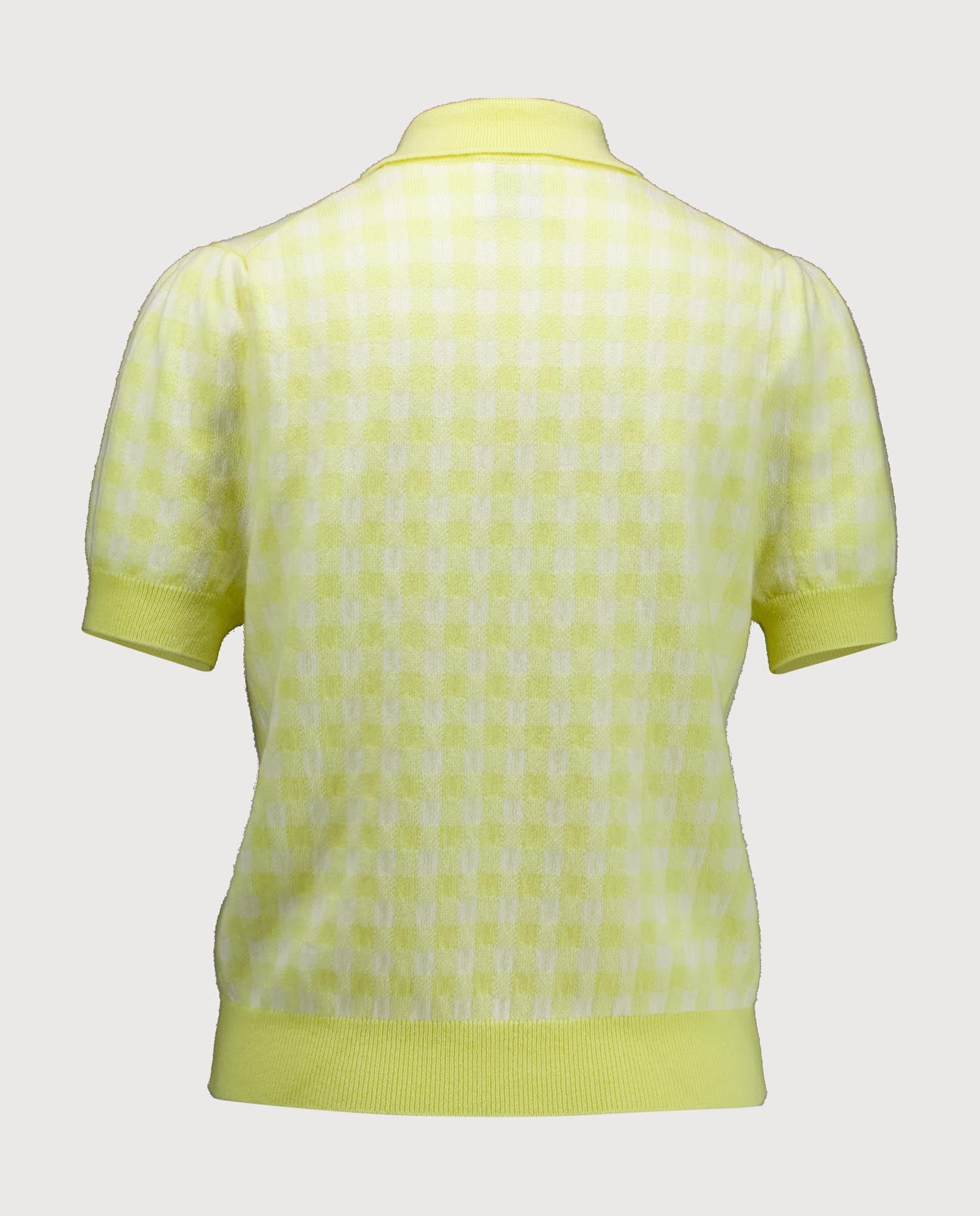 263-20612-2040_2 - Allude - 1/4 Arm 30% Cashmere 70% Wolle Active Capsule Summer 2026 Damen Gelb NEW Polo Pullover SAPG::263-20612 Spring/Summer 2026 Wolle