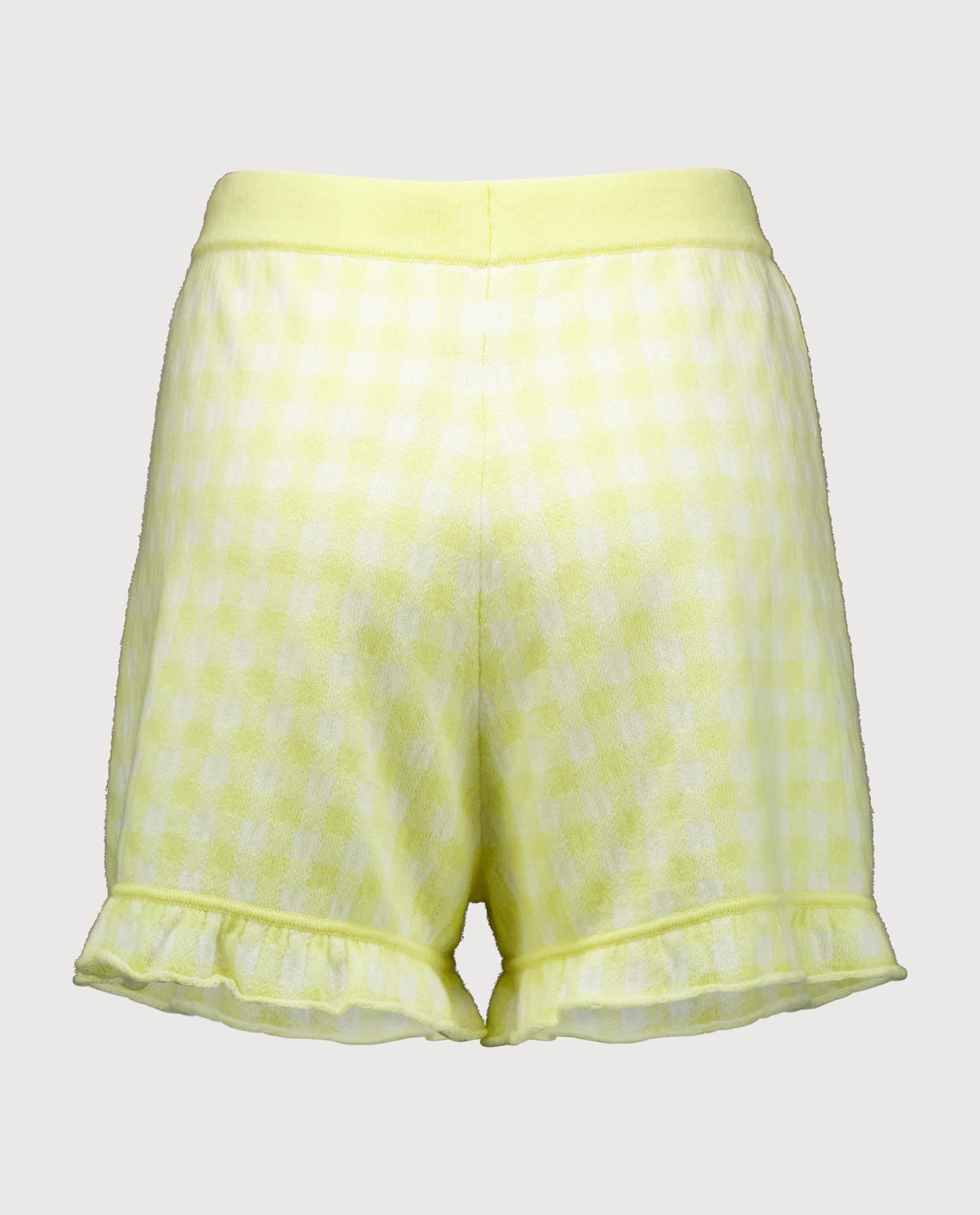 263-20613-2040_2 - Allude - 30% Cashmere 70% Wolle Active Capsule Summer 2026 Damen Gelb kurze Hose NEW SAPG::263-20613 Spring/Summer 2026 Wolle