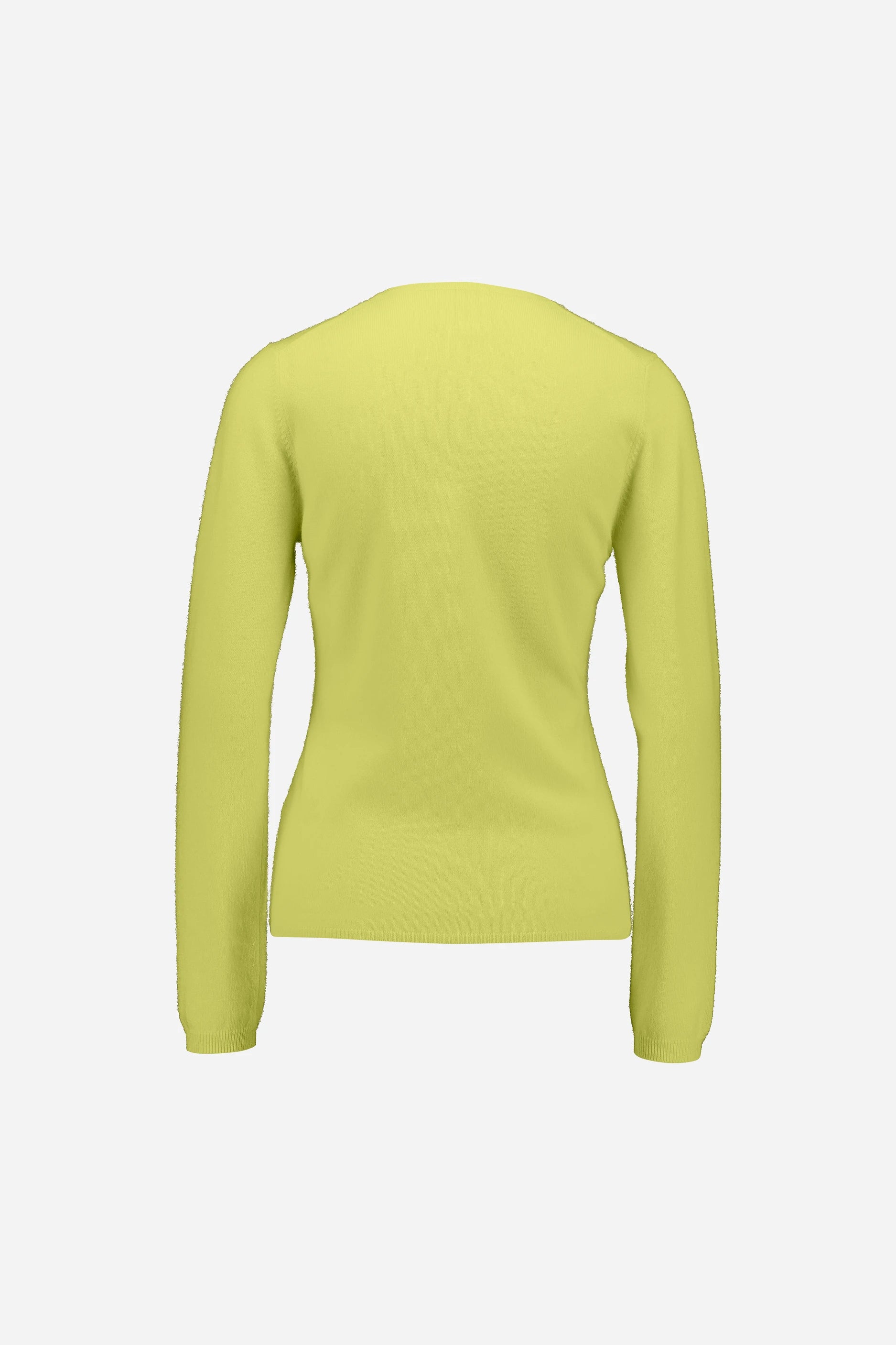 265-11103-20-S_2 - Allude - 100% Cashmere Active Cashmere Damen Fall/Winter 2026/2027 Gelb Langarm NEW Rundhals SAPG::265-11103 Strickjacke