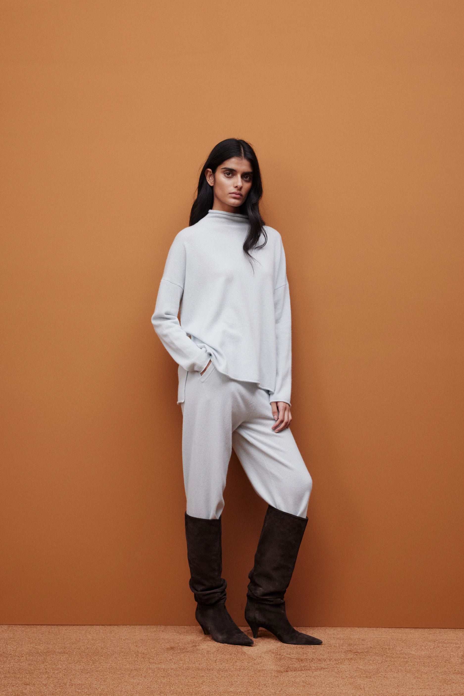 265-11117-30-S_9_d5eccf8f-7882-47fc-a561-a4a34d00c9b3 - Allude - 100% Cashmere Active Cashmere Damen Fall/Winter 2026/2027 Grün Hose NEW SAPG::265-11117 Unterteile