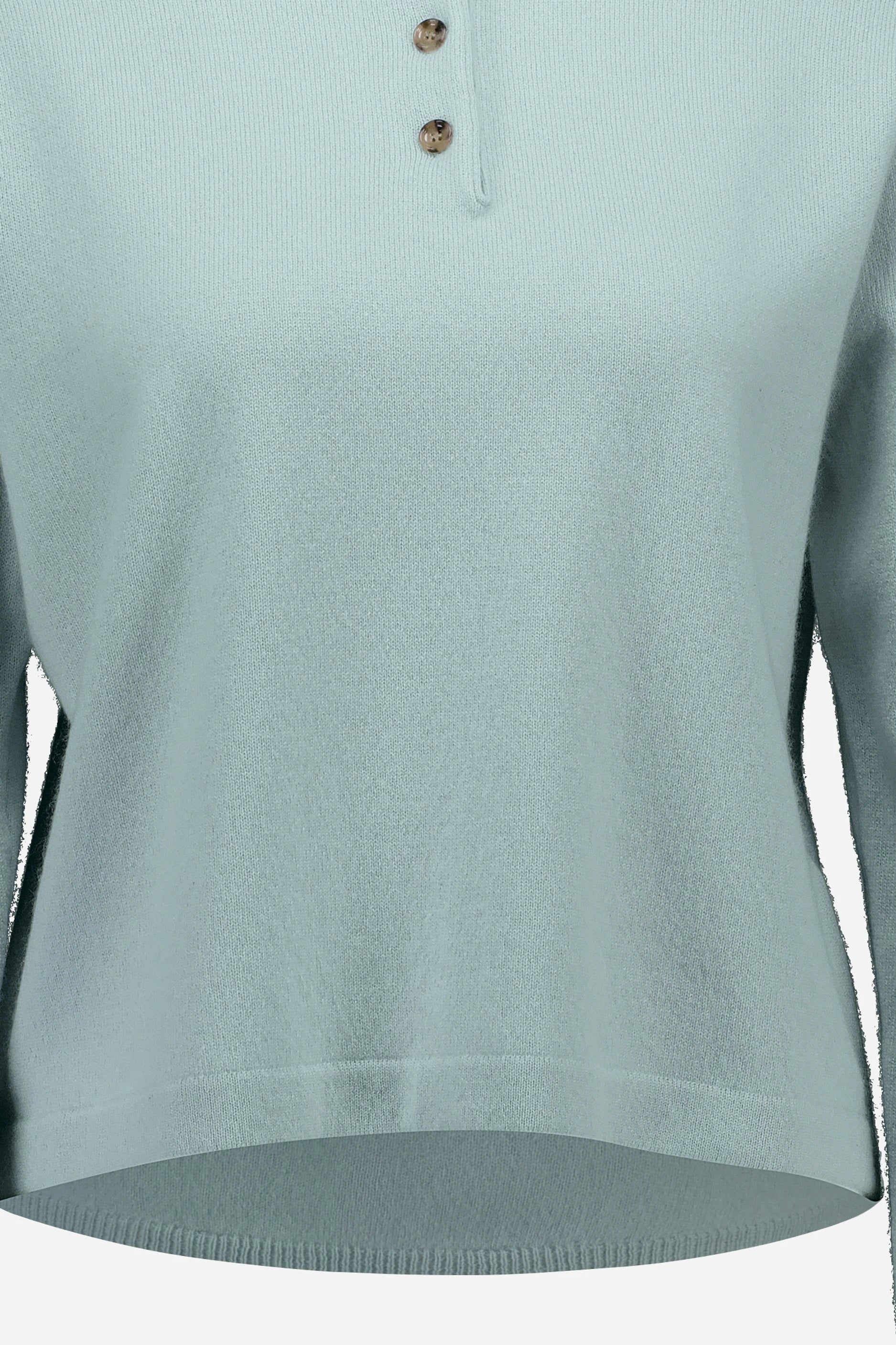 265-11118-10-S_4 - Allude - 100% Cashmere Active Blau Cashmere Damen Fall/Winter 2026/2027 Langarm NEW Polo Pullover SAPG::265-11118