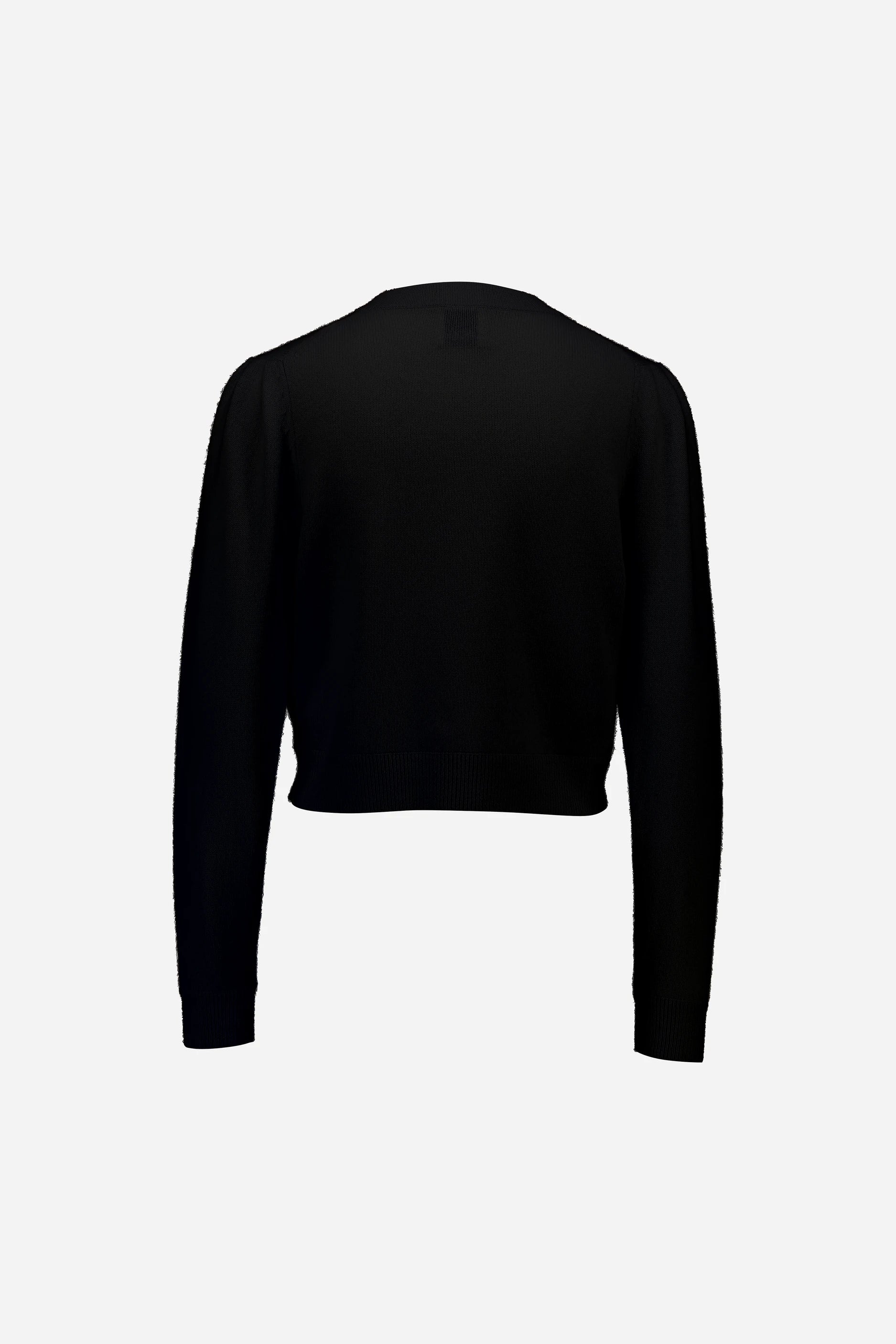 265-11131-90-S_2 - Allude - 100% Cashmere Active Cashmere Damen Fall/Winter 2026/2027 Langarm NEW Rundhals SAPG::265-11131 Schwarz Strickjacke