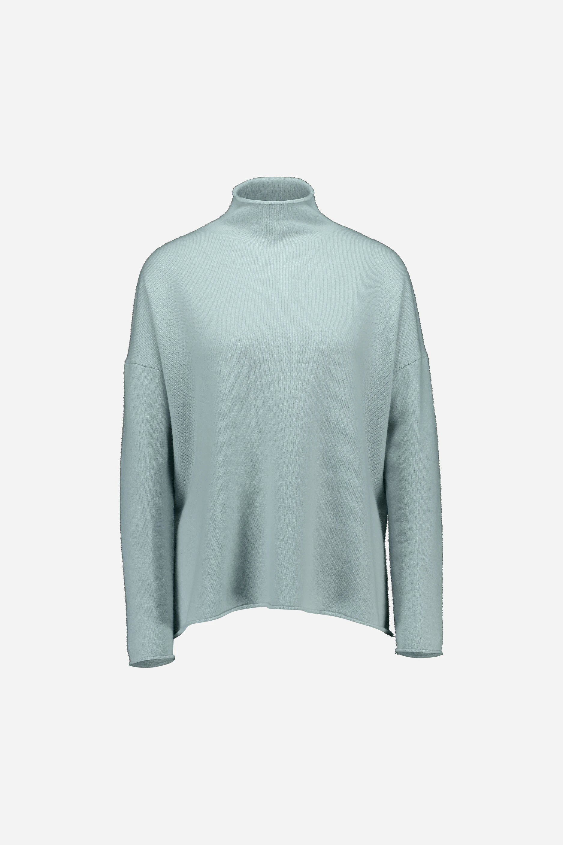 265-11164-10-S_1 - Allude - 100% Cashmere Active Blau Cashmere Damen Fall/Winter 2026/2027 Halbarm NEW Pullover SAPG::265-11164 Stehkragen