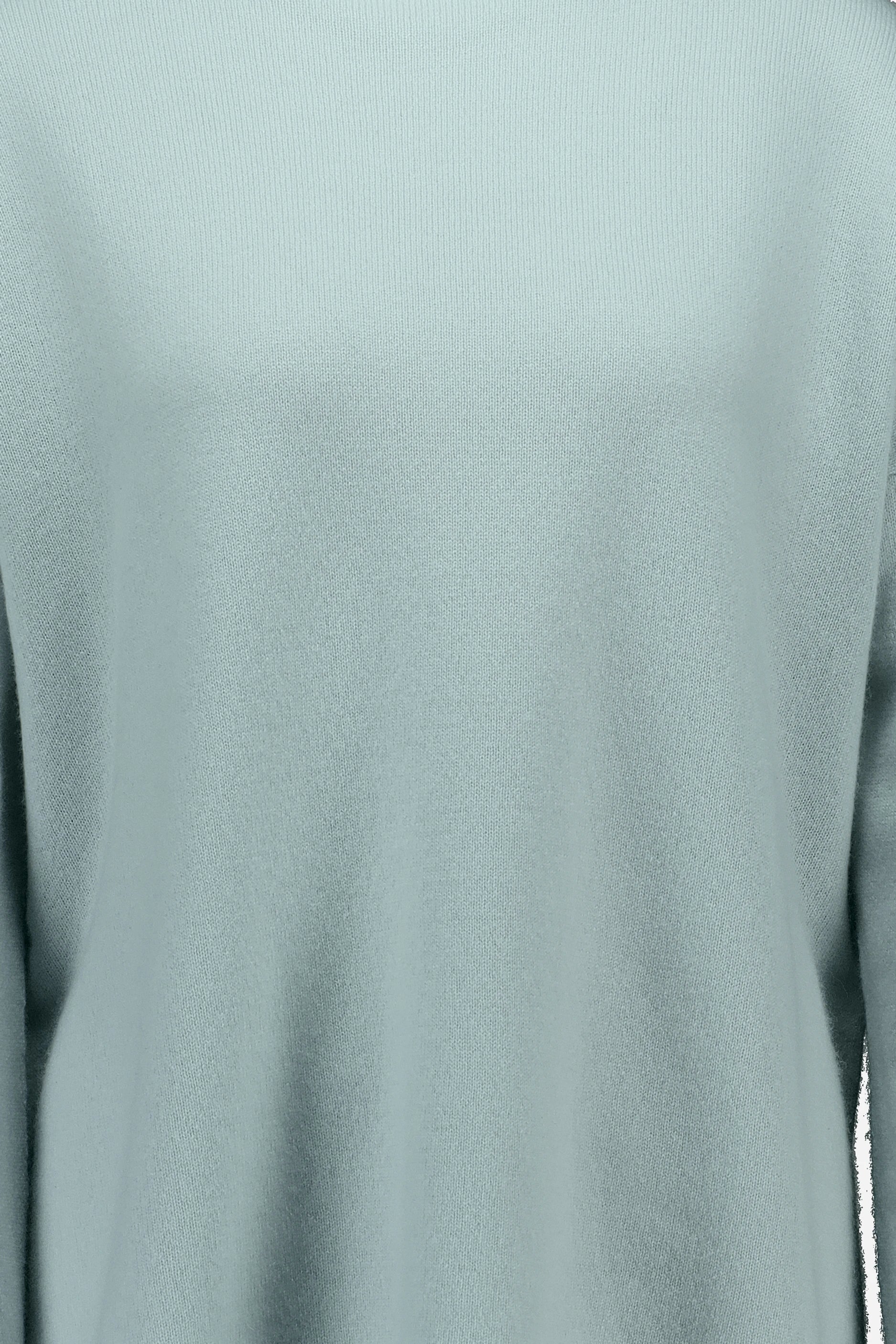 265-11164-10-S_4 - Allude - 100% Cashmere Active Blau Cashmere Damen Fall/Winter 2026/2027 Halbarm NEW Pullover SAPG::265-11164 Stehkragen