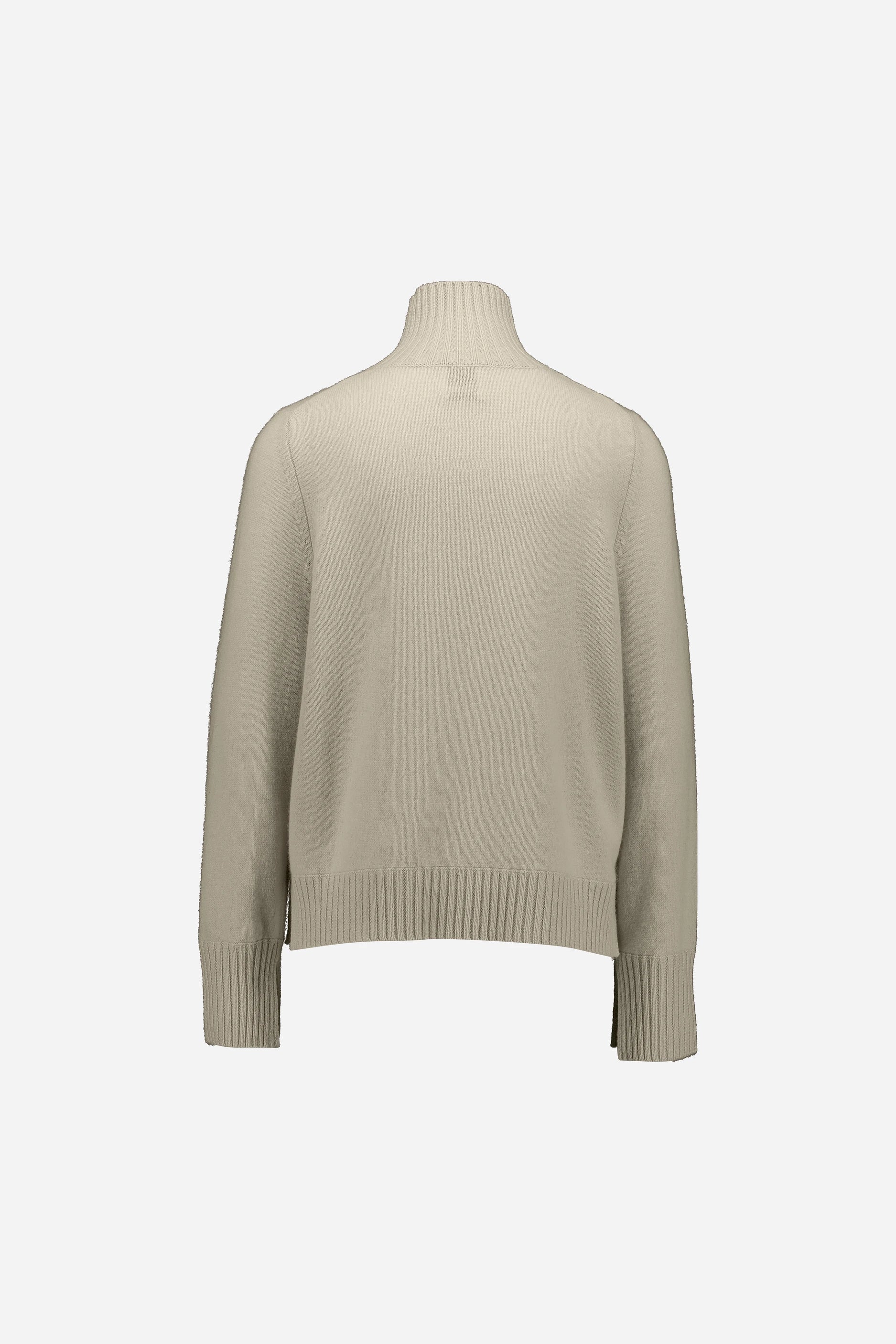 265-11173-43-S_2 - Allude - 100% Cashmere Active Beige Cashmere Damen Fall/Winter 2026/2027 Halbarm NEW Pullover SAPG::265-11173 Stehkragen