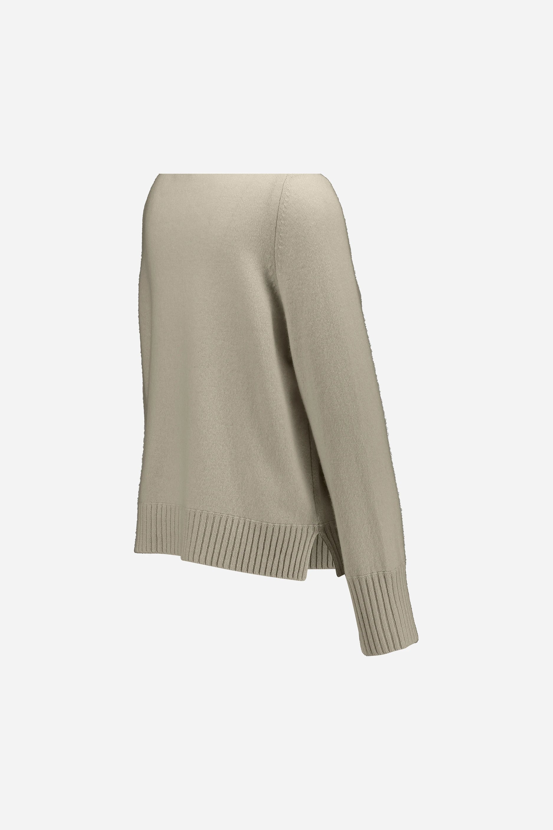 265-11173-43-S_3 - Allude - 100% Cashmere Active Beige Cashmere Damen Fall/Winter 2026/2027 Halbarm NEW Pullover SAPG::265-11173 Stehkragen