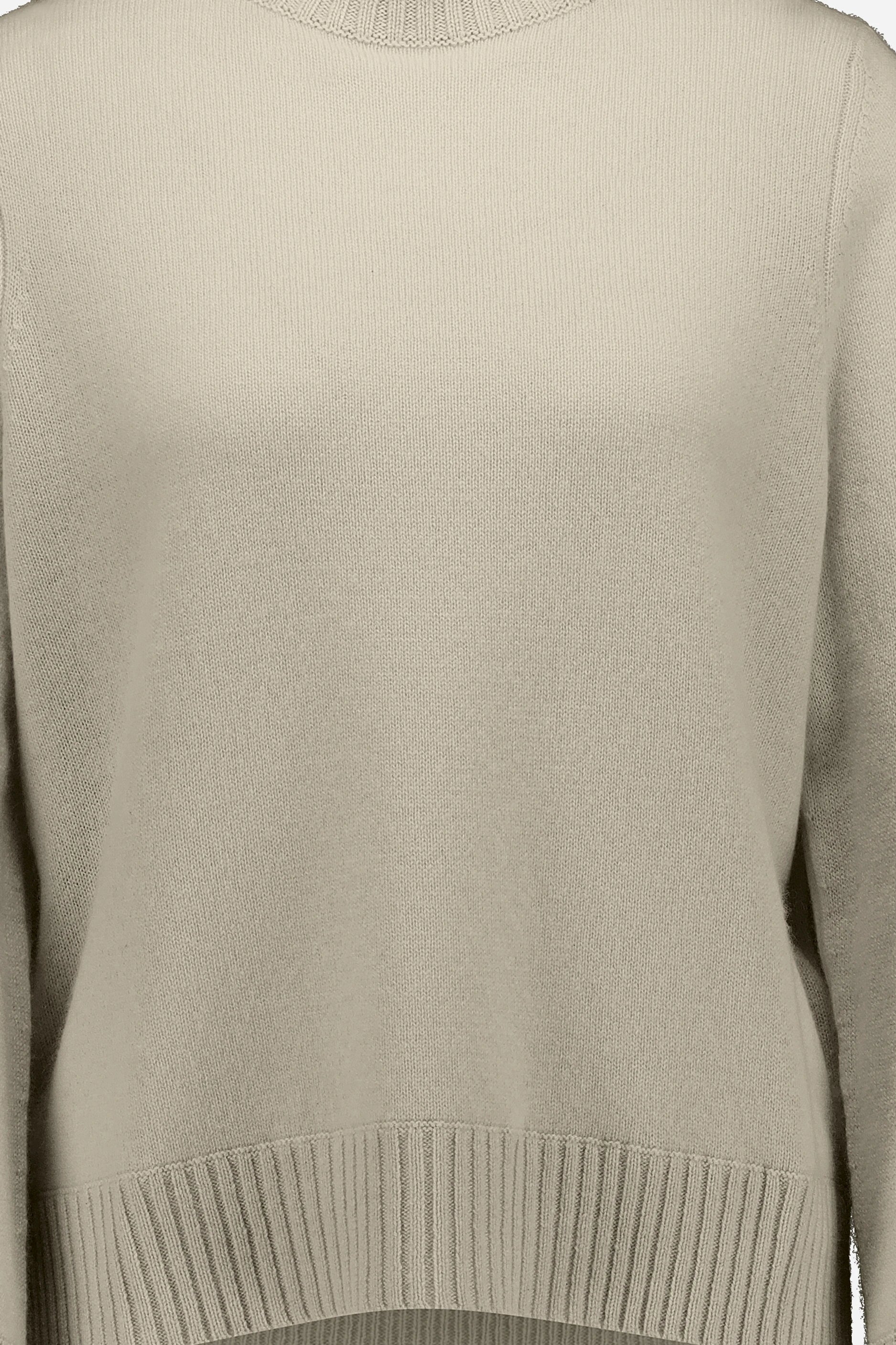 265-11173-43-S_4 - Allude - 100% Cashmere Active Beige Cashmere Damen Fall/Winter 2026/2027 Halbarm NEW Pullover SAPG::265-11173 Stehkragen