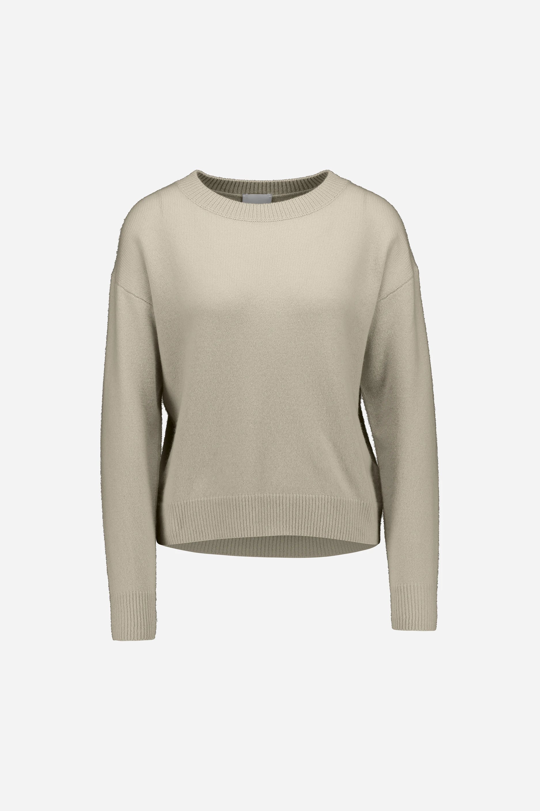 265-11176-43-S_1 - Allude - 100% Cashmere Active Beige Cashmere Damen Fall/Winter 2026/2027 Langarm NEW Pullover SAPG::265-11176 U-Boot