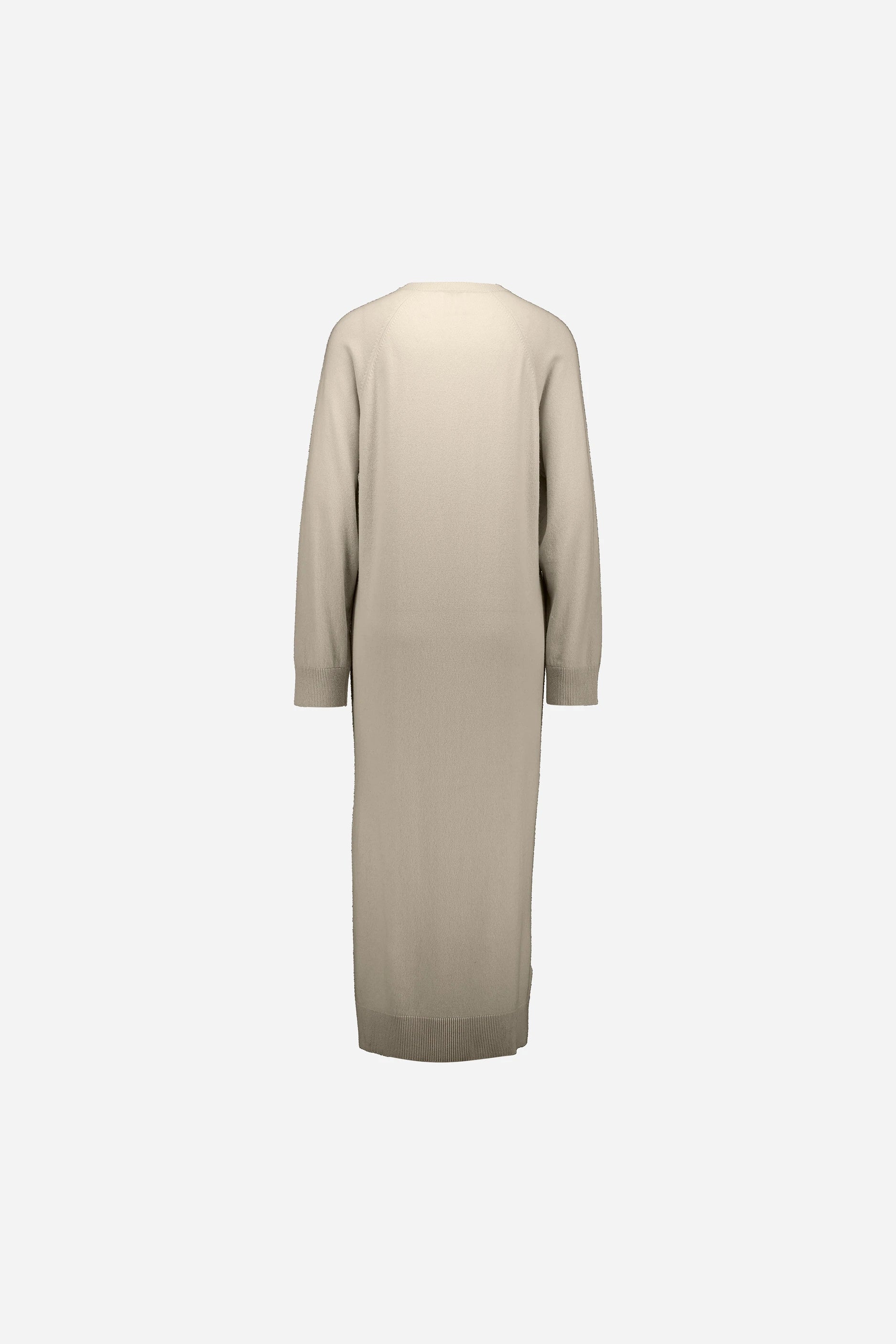 265-17014-43-S_2 - Allude - 30% Cashmere 70% Wolle Active Beige Damen Fall/Winter 2026/2027 Halbarm Kleid NEW Rundhals SAPG::265-17014 Wolle