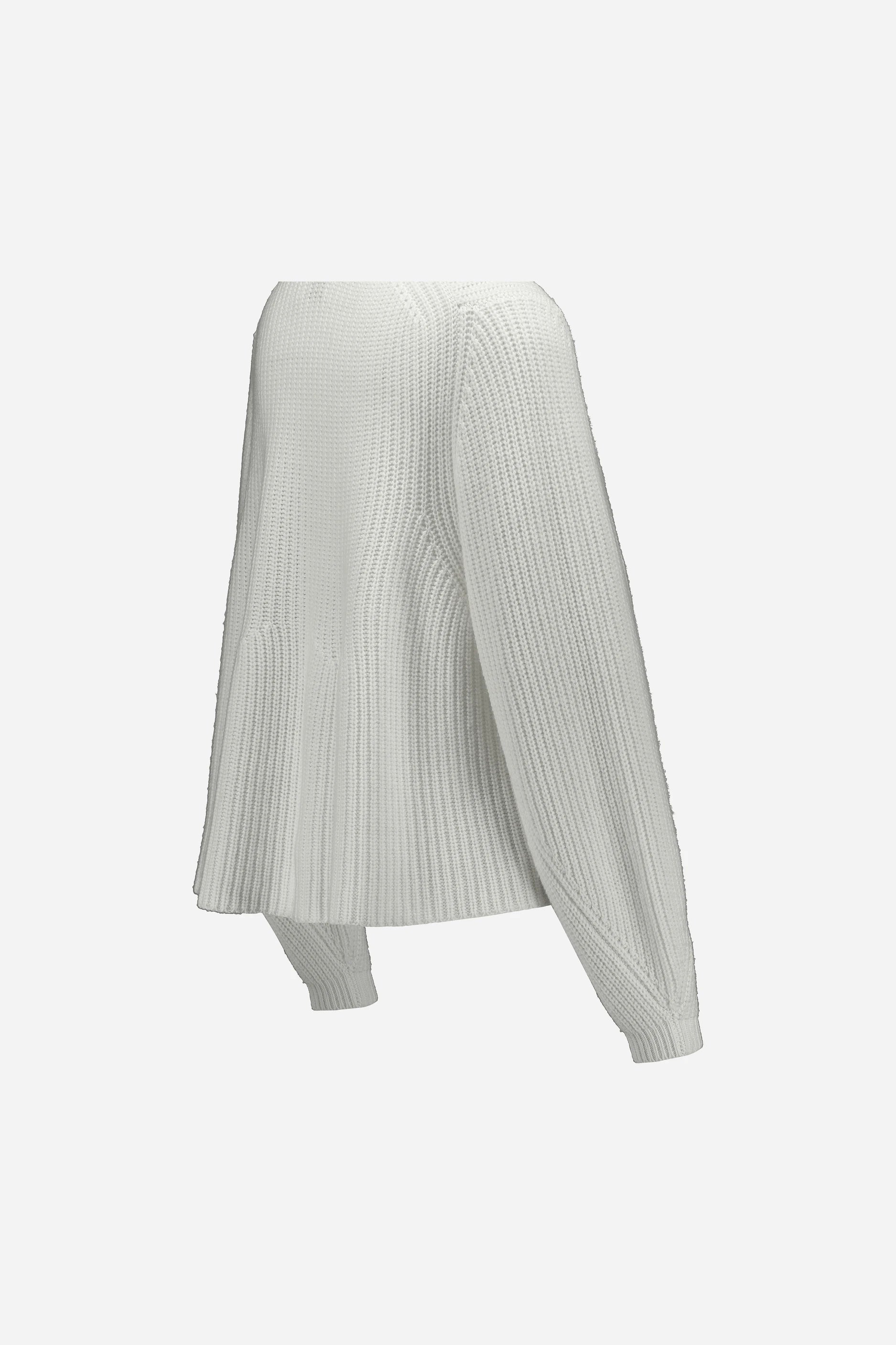 265-17034-40-S_3 - Allude - 30% Cashmere 70% Wolle Active Damen Fall/Winter 2026/2027 Langarm NEW Pullover Rundhals SAPG::265-17034 Weiß Wolle