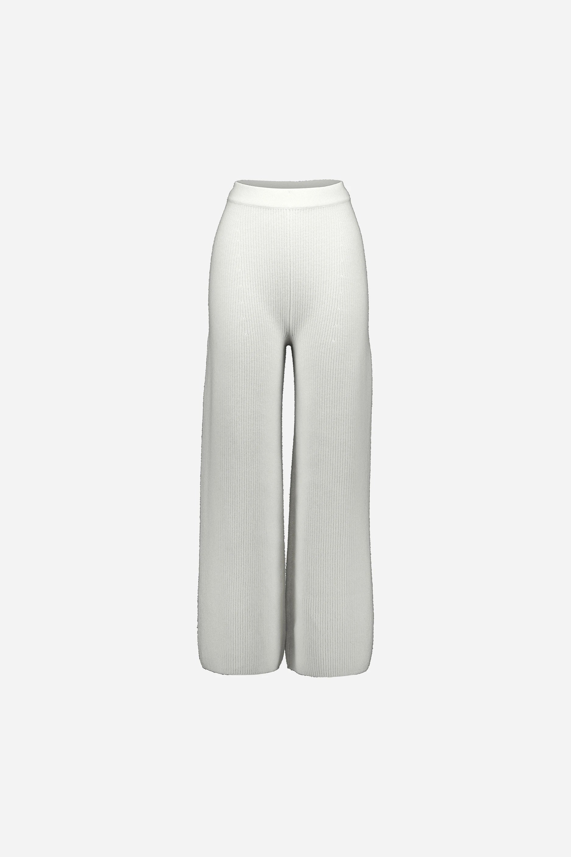 265-17035-40-S_1 - Allude - 30% Cashmere 70% Wolle Active Damen Fall/Winter 2026/2027 Hose NEW SAPG::265-17035 Weiß Wolle