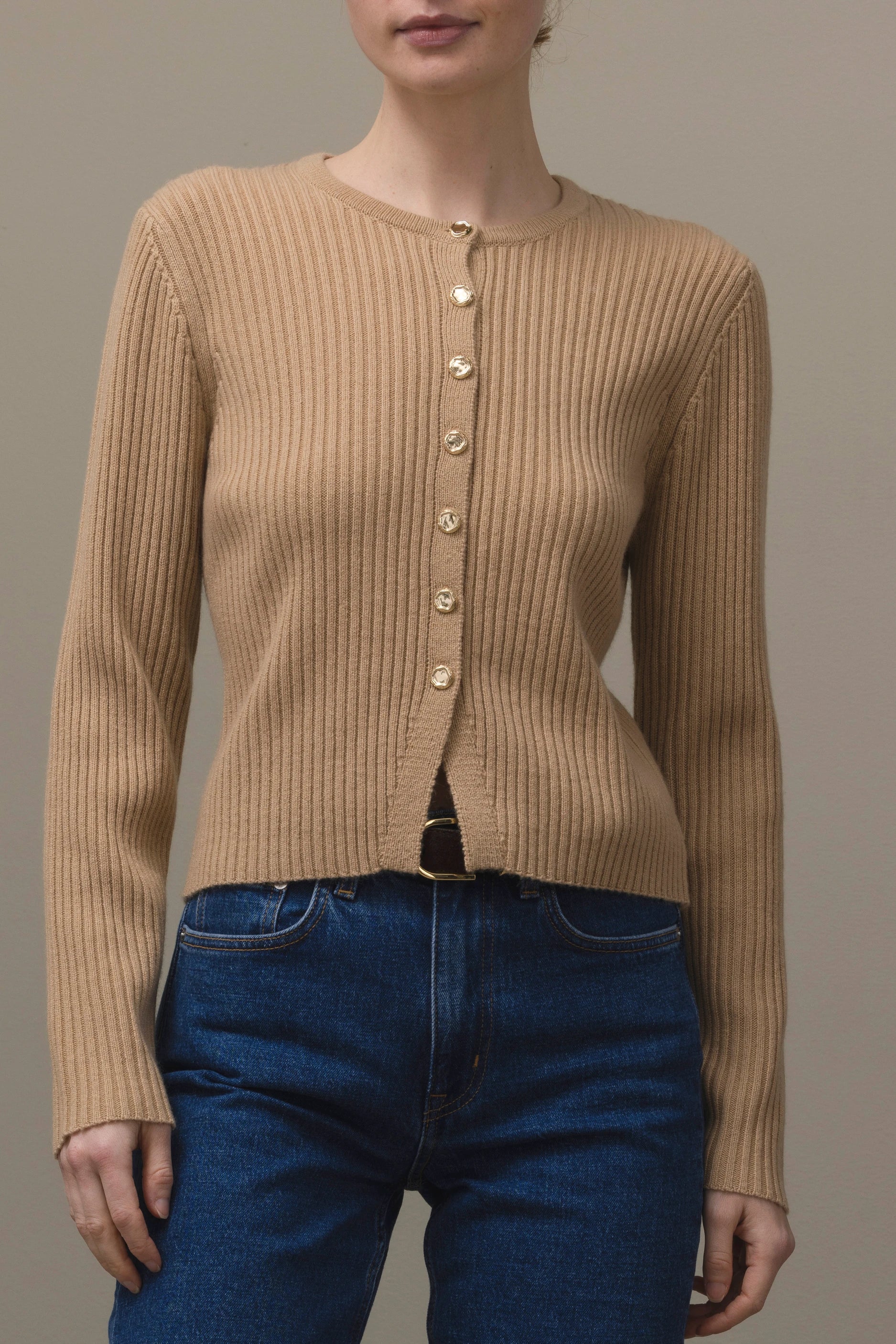 265-17080-45-12 - Allude - 30% Cashmere 70% Wolle Active Damen Fall/Winter 2026/2027 Langarm NEW Rundhals SAPG::265-17080 Schwarz Strickjacke Wolle