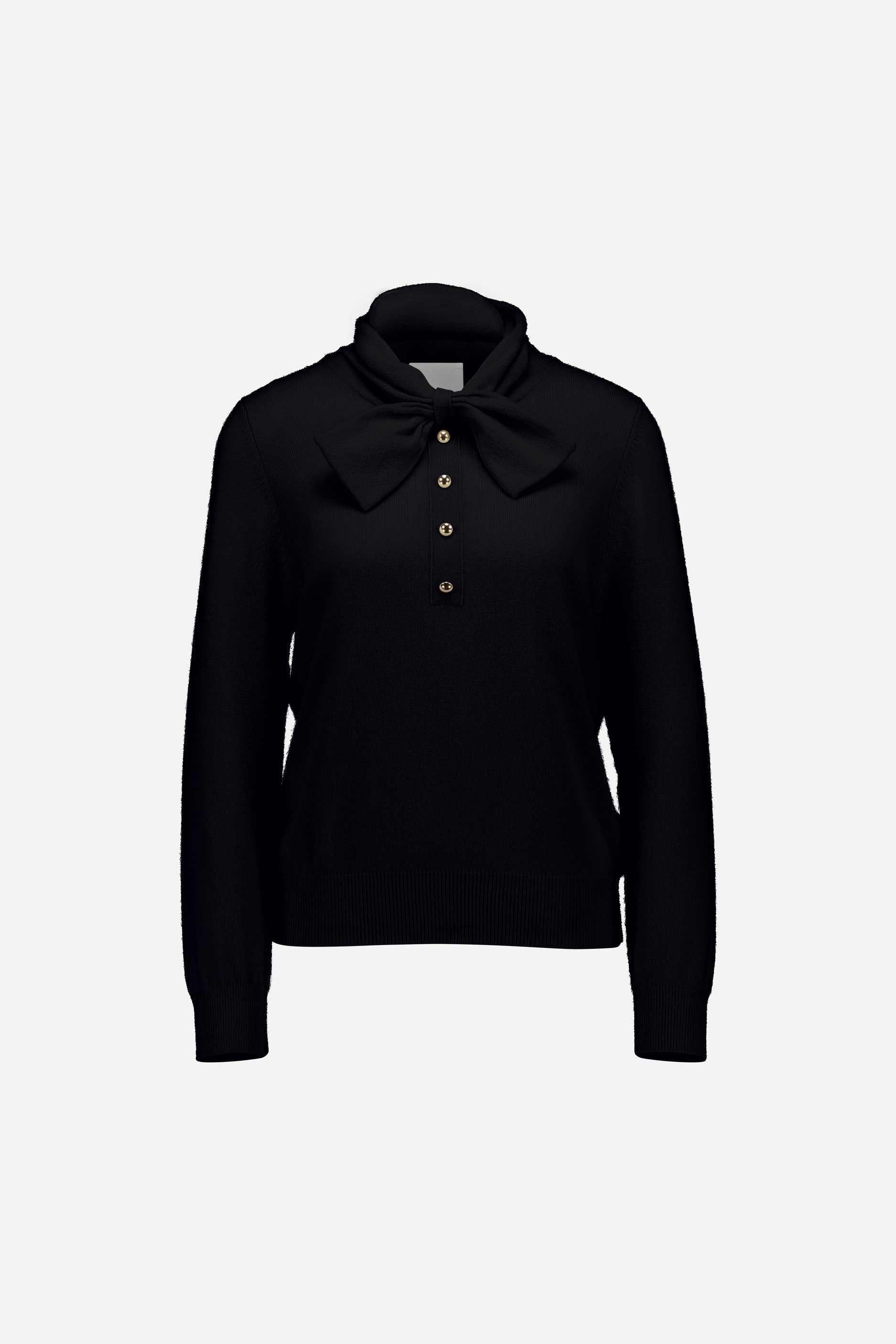 265-17127-90-1 - Allude - 30% Cashmere 70% Wolle Active Damen Fall/Winter 2026/2027 Langarm NEW Pullover SAPG::265-17127 Schwarz Wolle