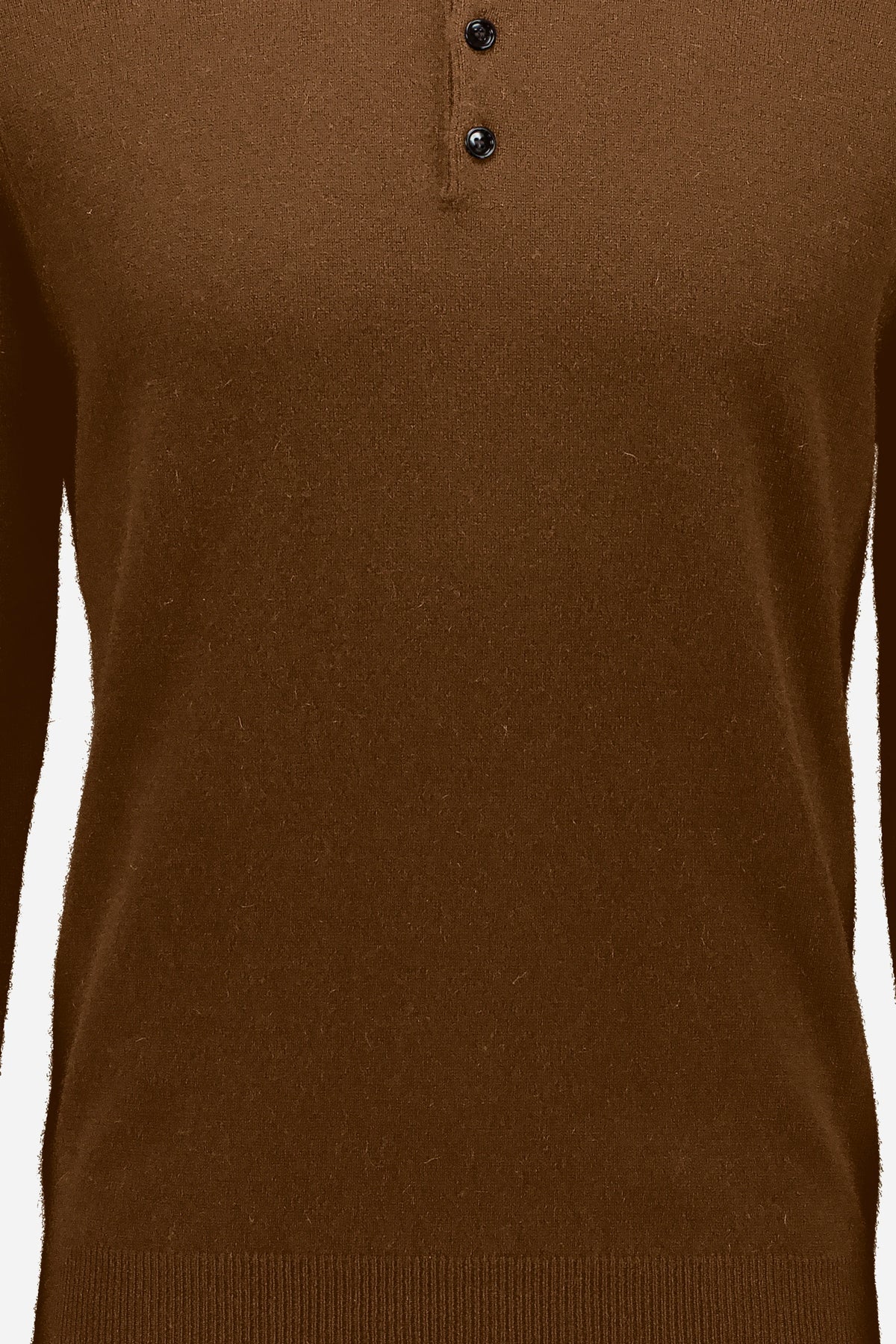 265-30023-44-S_4 - Allude - 100% Cashmere Active Beige Cashmere Fall/Winter 2026/2027 Herrne Langarm NEW Polo Pullover SAPG::265-30023