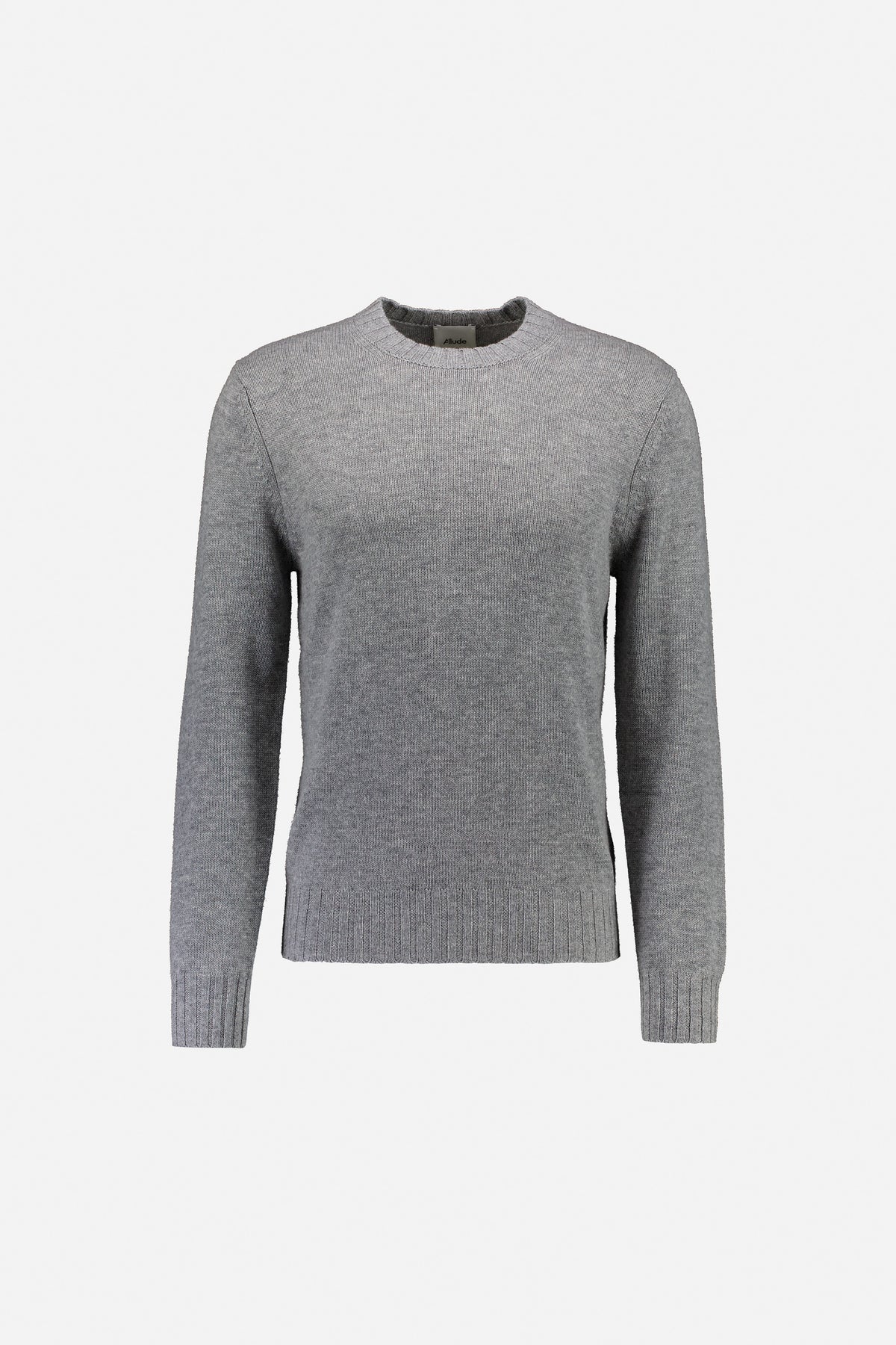 265-37060-83-1 - Allude - 30% Cashmere 70% Wolle Active Fall/Winter 2026/2027 Grau Herrne Langarm NEW Pullover Rundhals SAPG::265-37060 Wolle