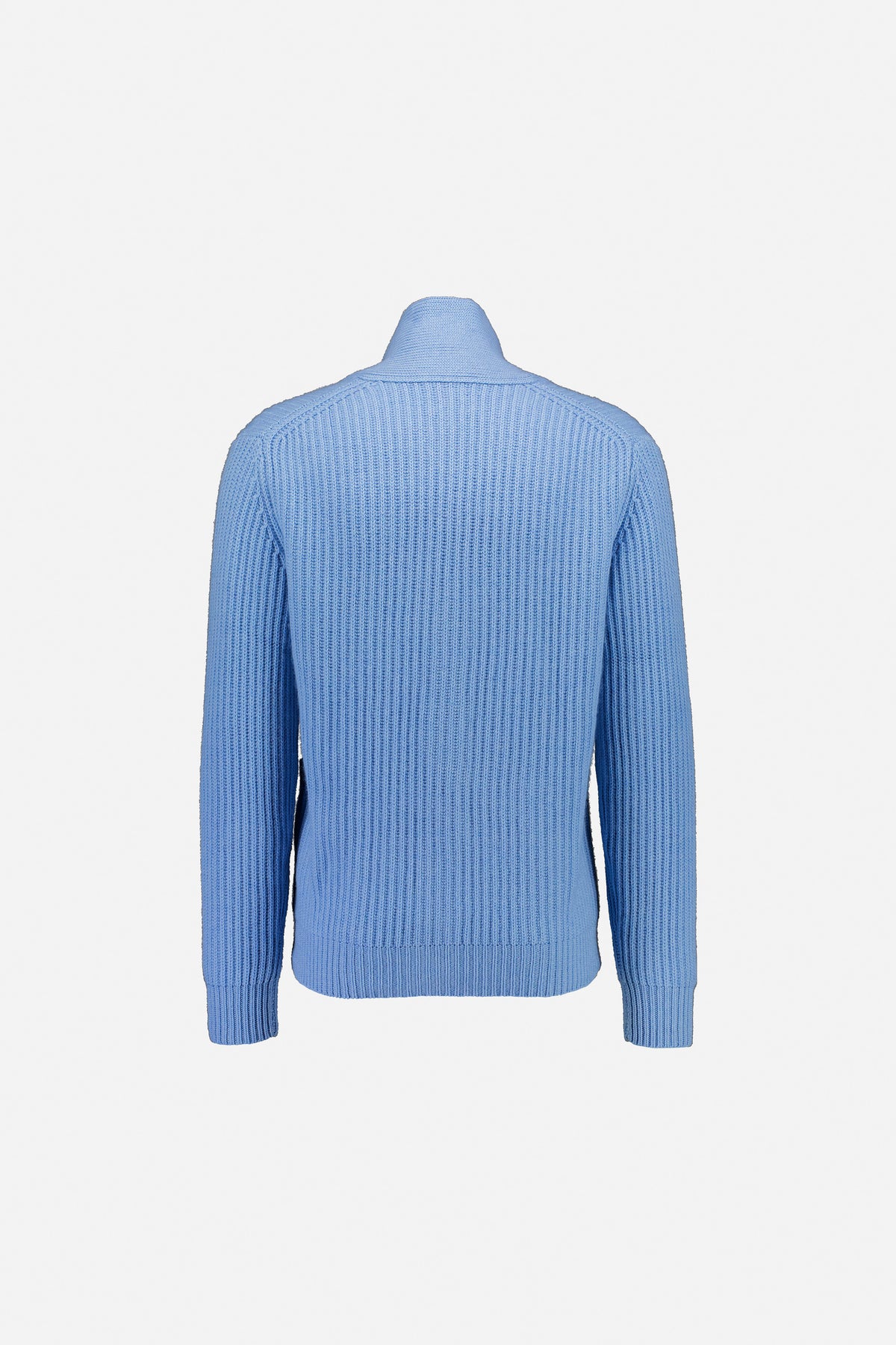 265-37600-12-2 - Allude - 30% Cashmere 70% Wolle Active Blau Fall/Winter 2026/2027 Herrne Langarm NEW SAPG::265-37600 Schalkragen Strickjacke Wolle