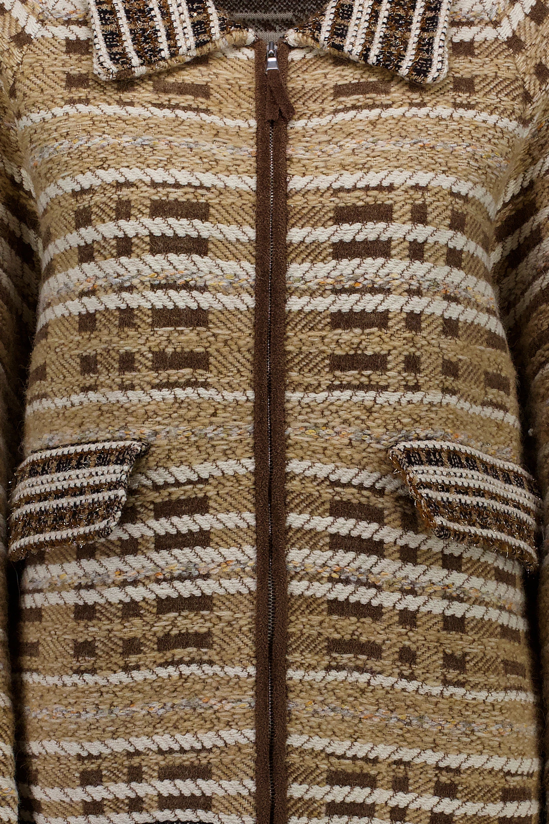 265-50001-original-S_4 - Allude - 1% Alpaca 10% Viscose 23% Polyester 19% 23% Wolle 25% Cashmere Active Cashmere Damen Fall/Winter 2026/2027 Jacket Langarm NEW Nylon SAPG::265-50001 Sonstige