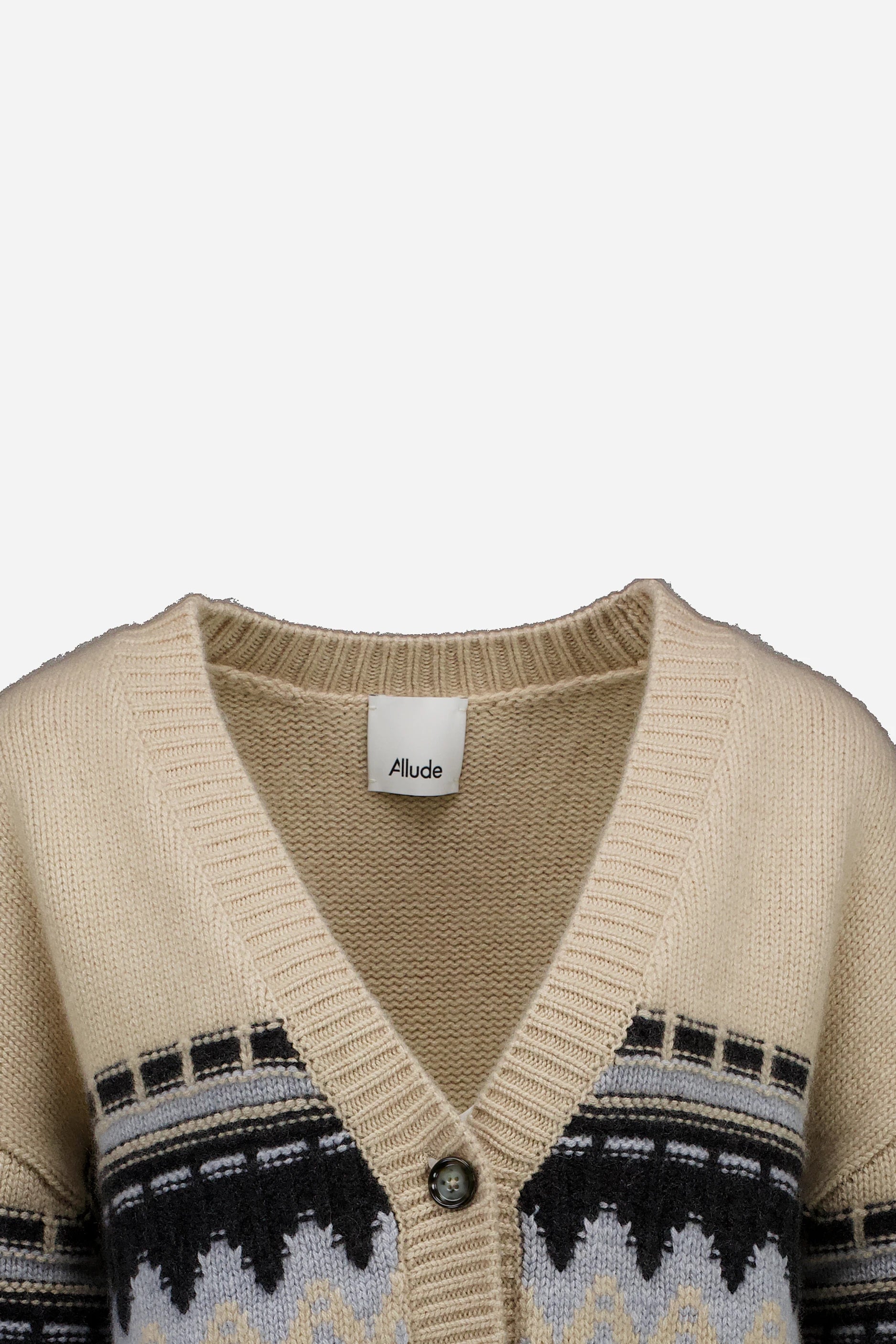 265-51000-original-S_3 - Allude - 100% Cashmere Active Cashmere Damen Fall/Winter 2026/2027 Langarm NEW SAPG::265-51000 Sonstige Strickjacke V-Ausschnitt