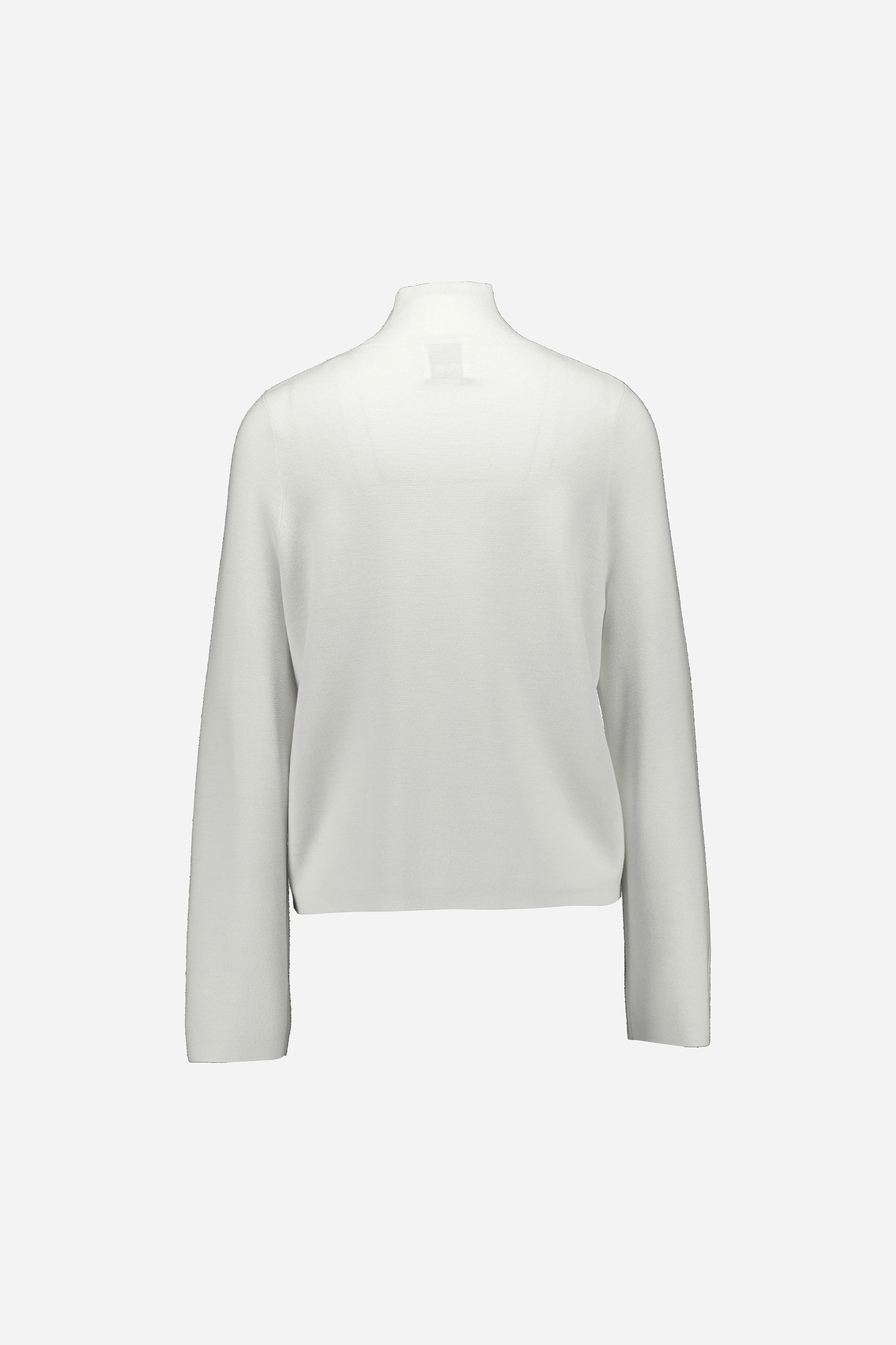 265-64041-440-S_2 - Allude - 100% Wolle (Merino) Active Damen Fall/Winter 2026/2027 Halbarm NEW Pullover SAPG::265-64041 Stehkragen Weiß Wolle