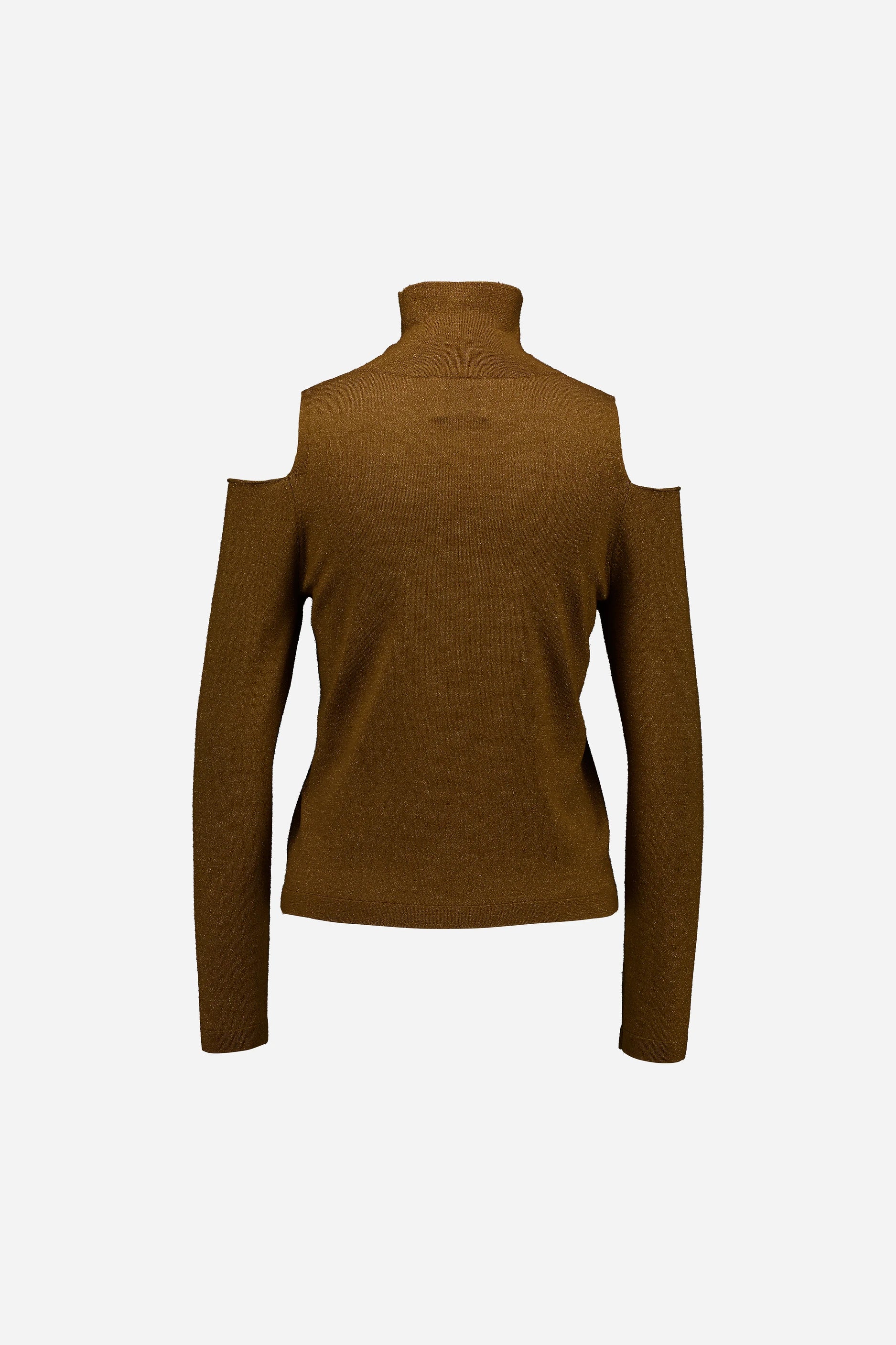 265-64103-445-S_2 - Allude - 11% Lame 89% Wolle Active Beige Damen Fall/Winter 2026/2027 Halbarm NEW Pullover SAPG::265-64103 Stehkragen Wolle
