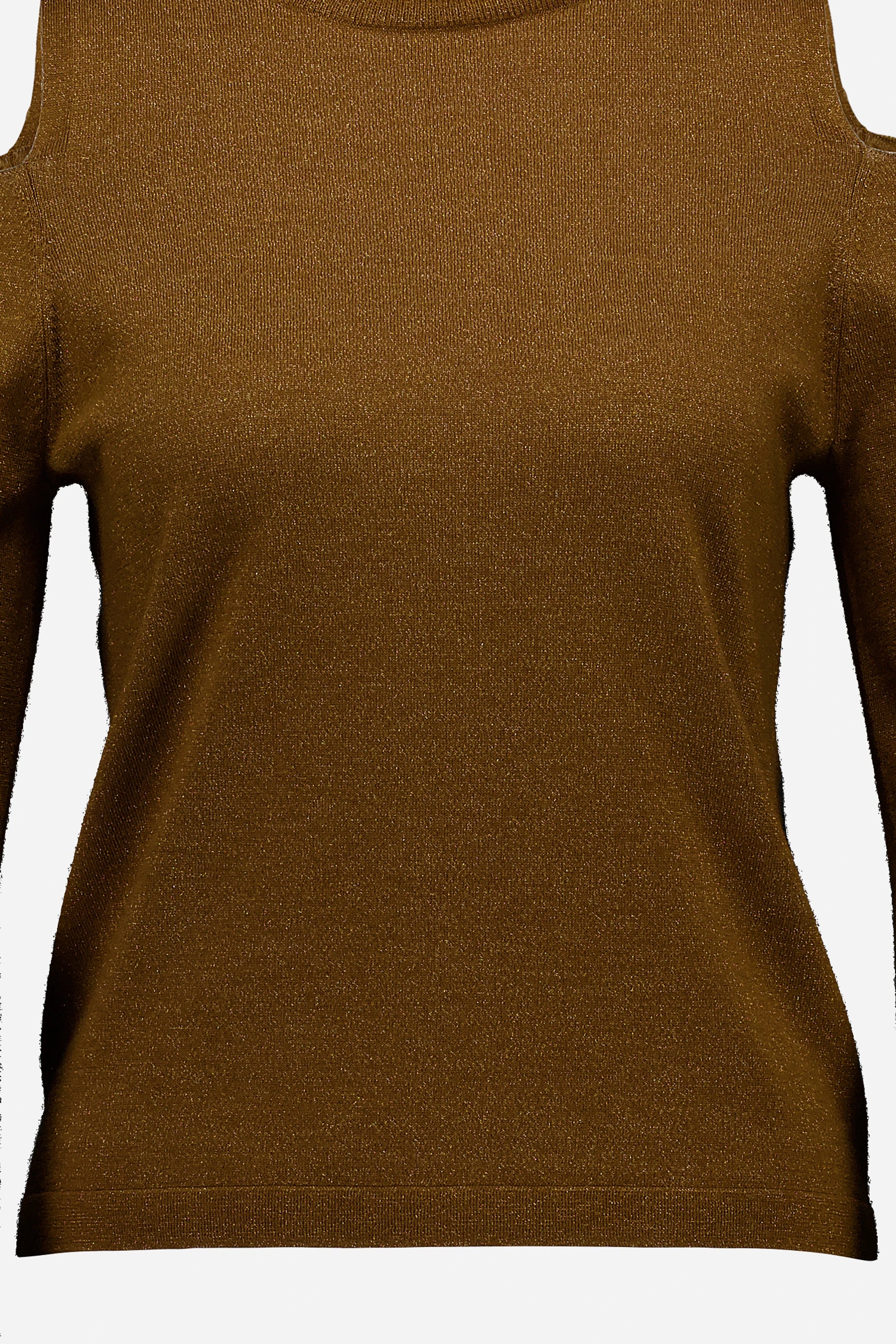 265-64103-445-S_4 - Allude - 11% Lame 89% Wolle Active Beige Damen Fall/Winter 2026/2027 Halbarm NEW Pullover SAPG::265-64103 Stehkragen Wolle