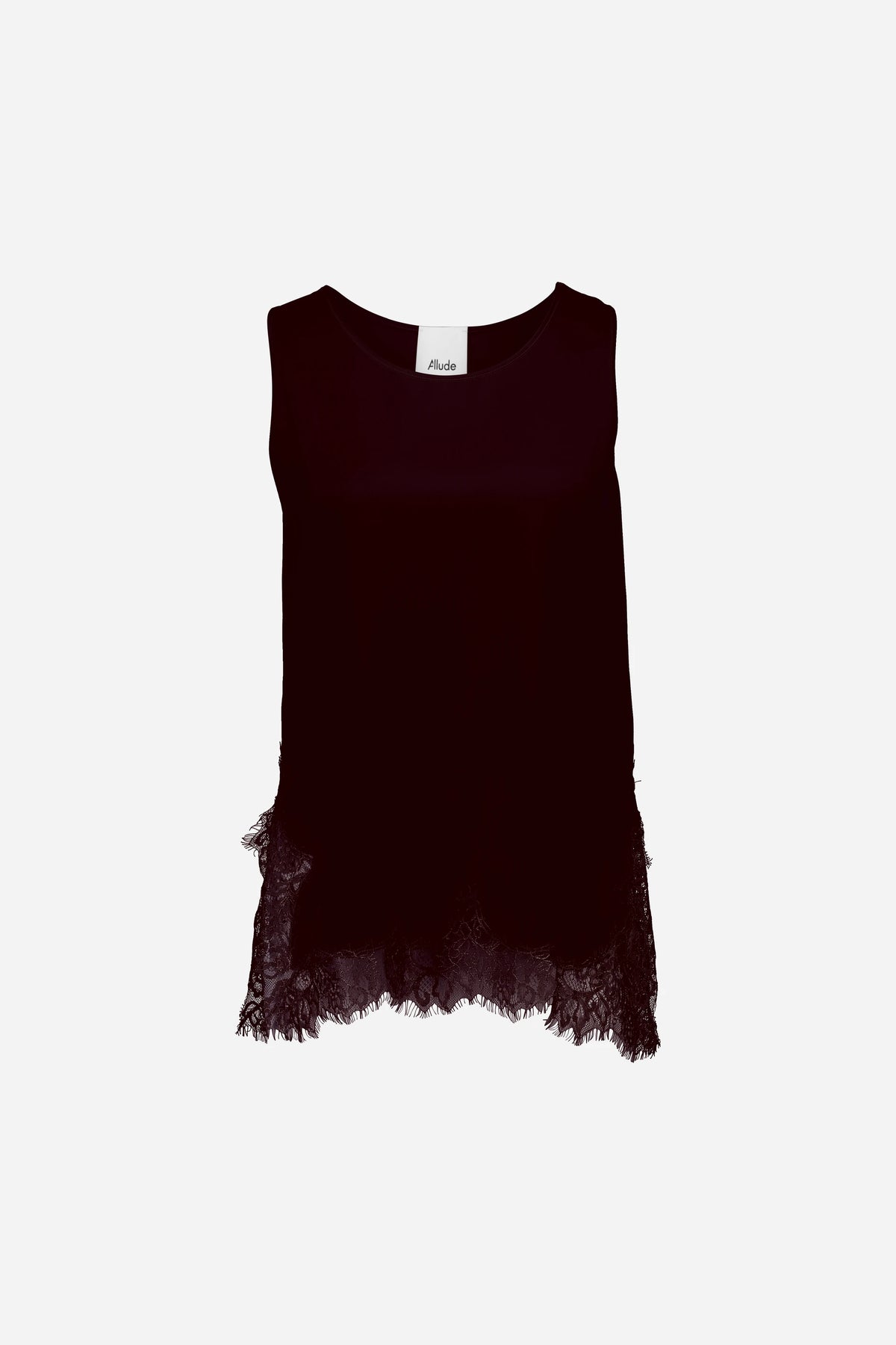 265-84010-68-S_1 - Allude - 7% Elastan 93% Silk Active Damen Fall/Winter 2026/2027 NEW Rot SAPG::265-84010 Seide Top