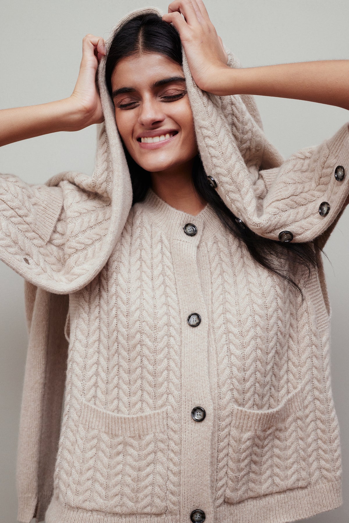265_77080_48_265_77081_48_10 - Allude - 25% Seide 75% Cashmere Active Beige Cashmere Damen Fall/Winter 2026/2027 NEW SAPG::265-77081 Weste