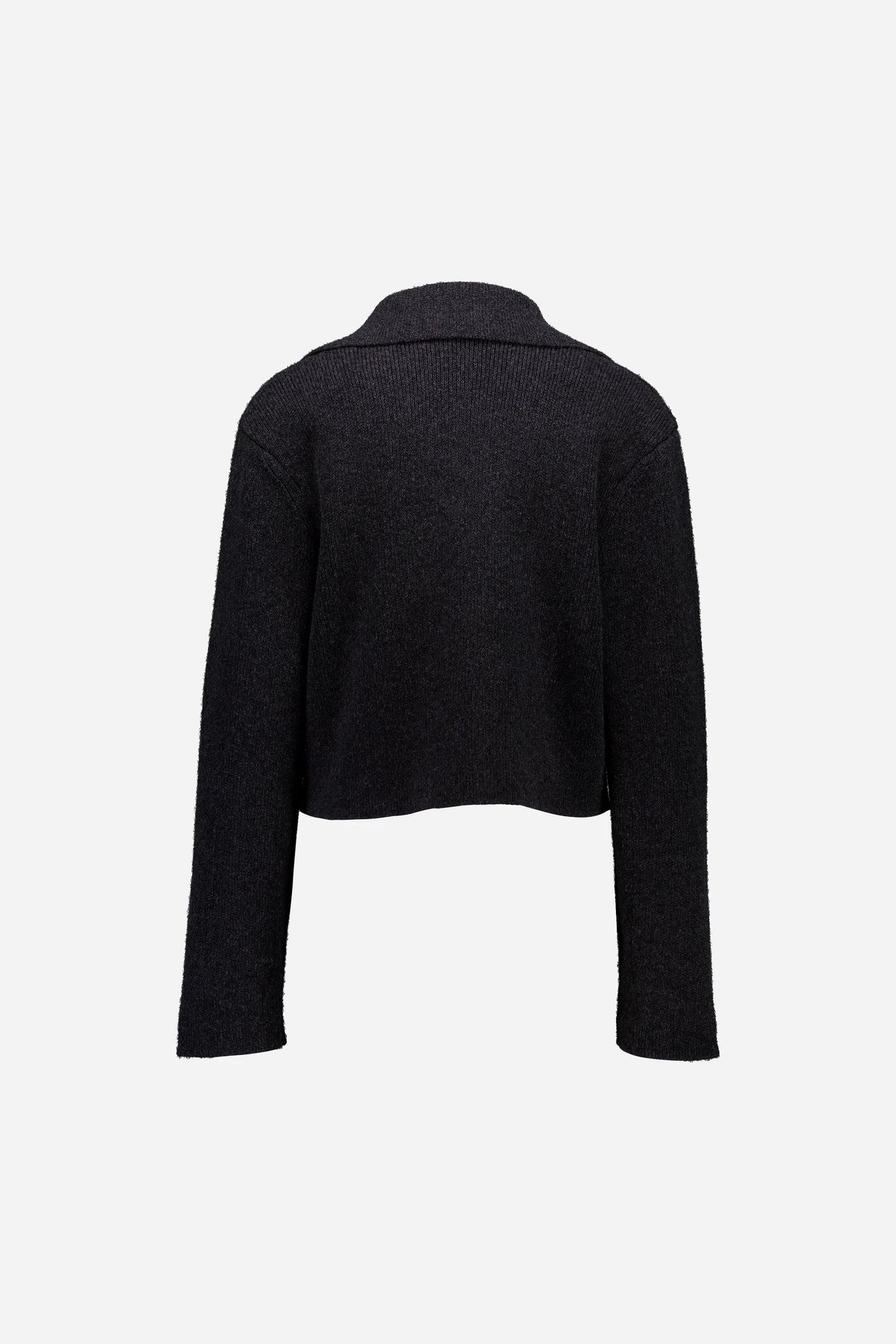 Woll-Mischung Blazer in Grau