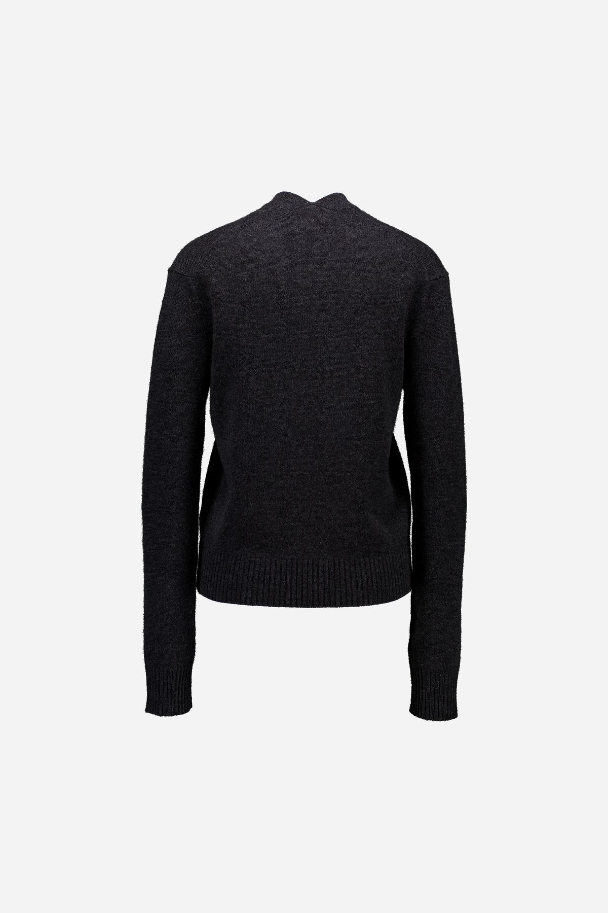 Woll-Mischung Pullover in Grau
