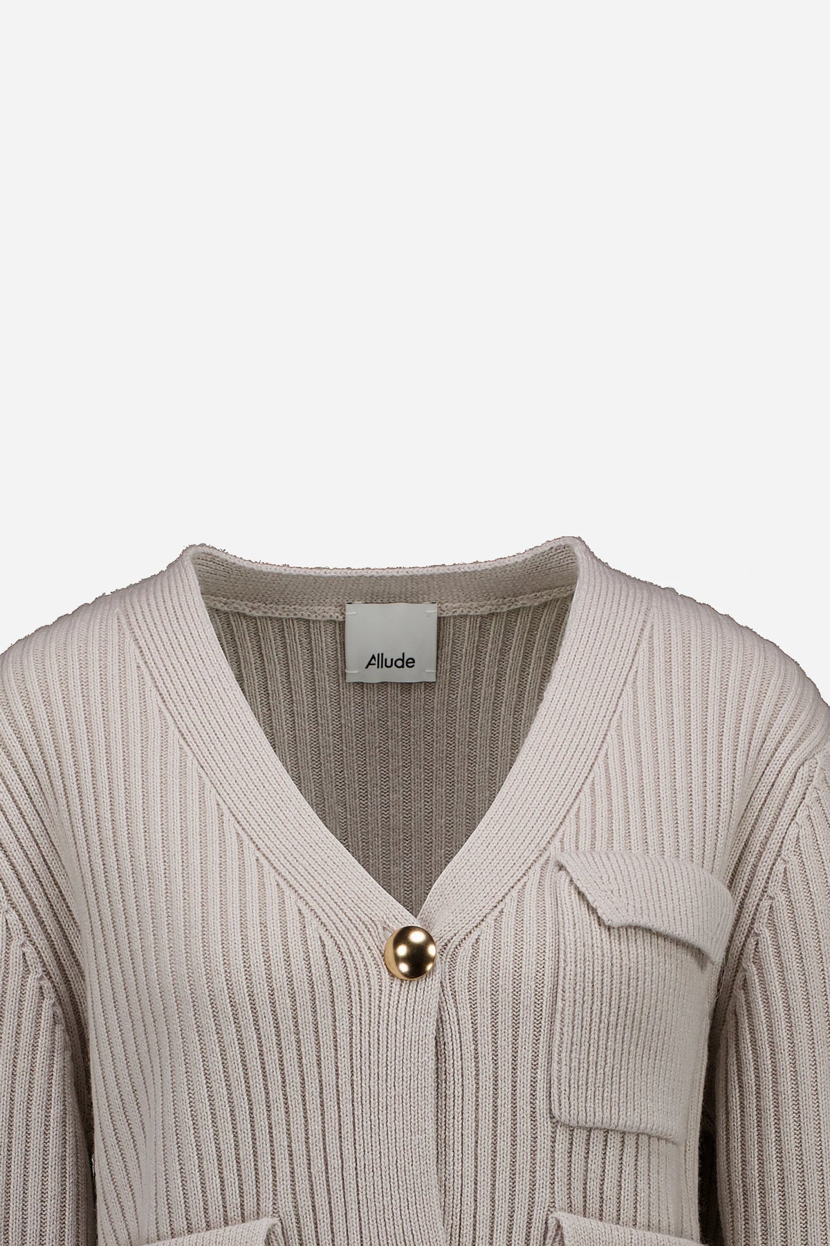 Woll-Mischung Jacket in Beige