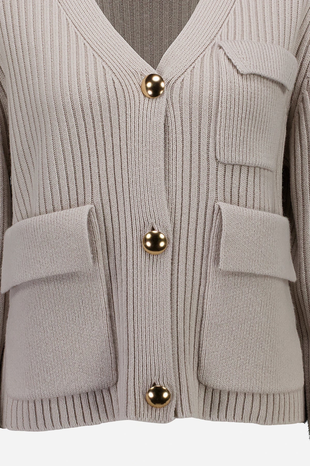 Woll-Mischung Jacket in Beige